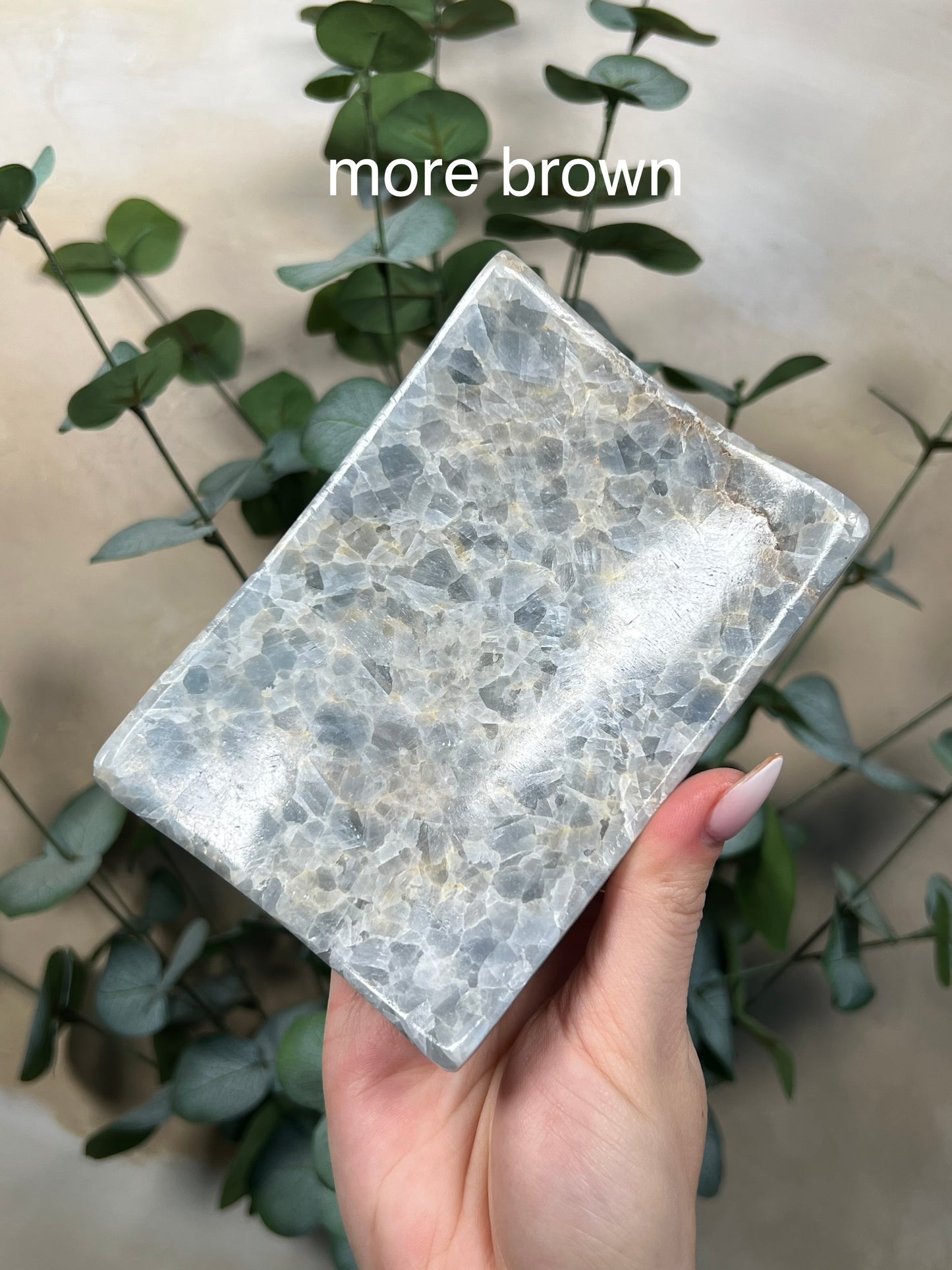Blue Calcite Dishes