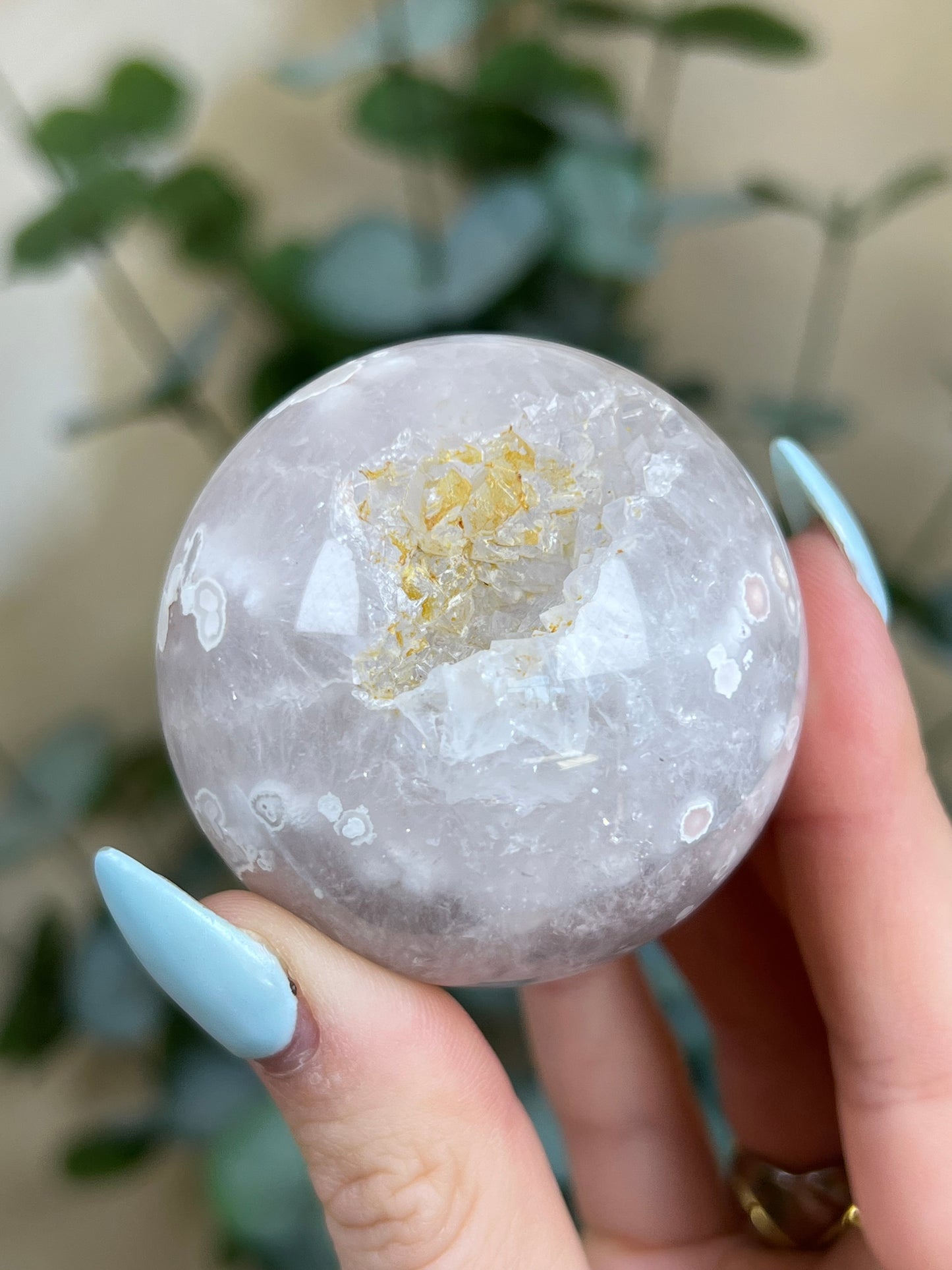 Flower Agate Sphere (92AA)