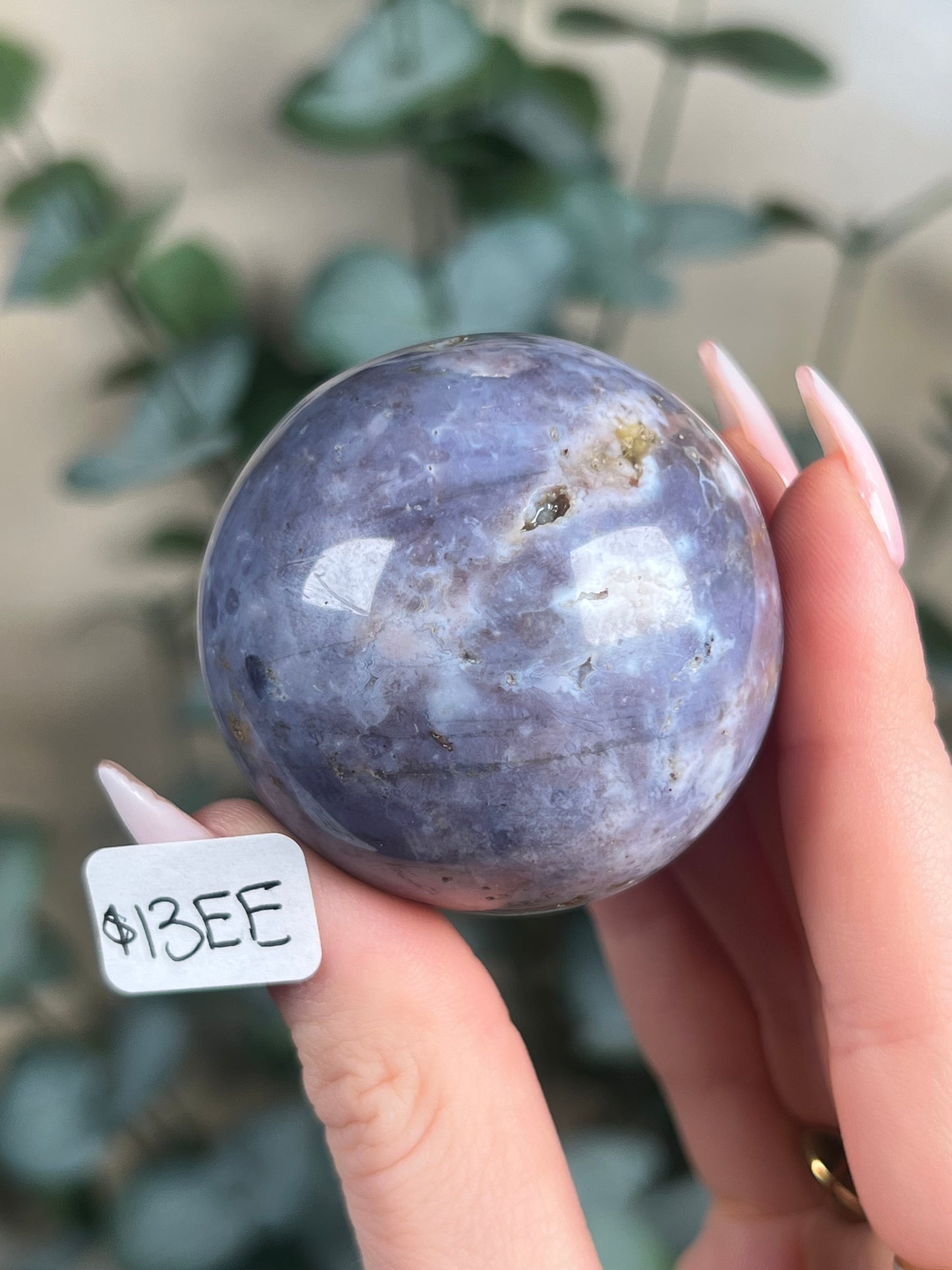 Violet Agate Spheres (2 options)