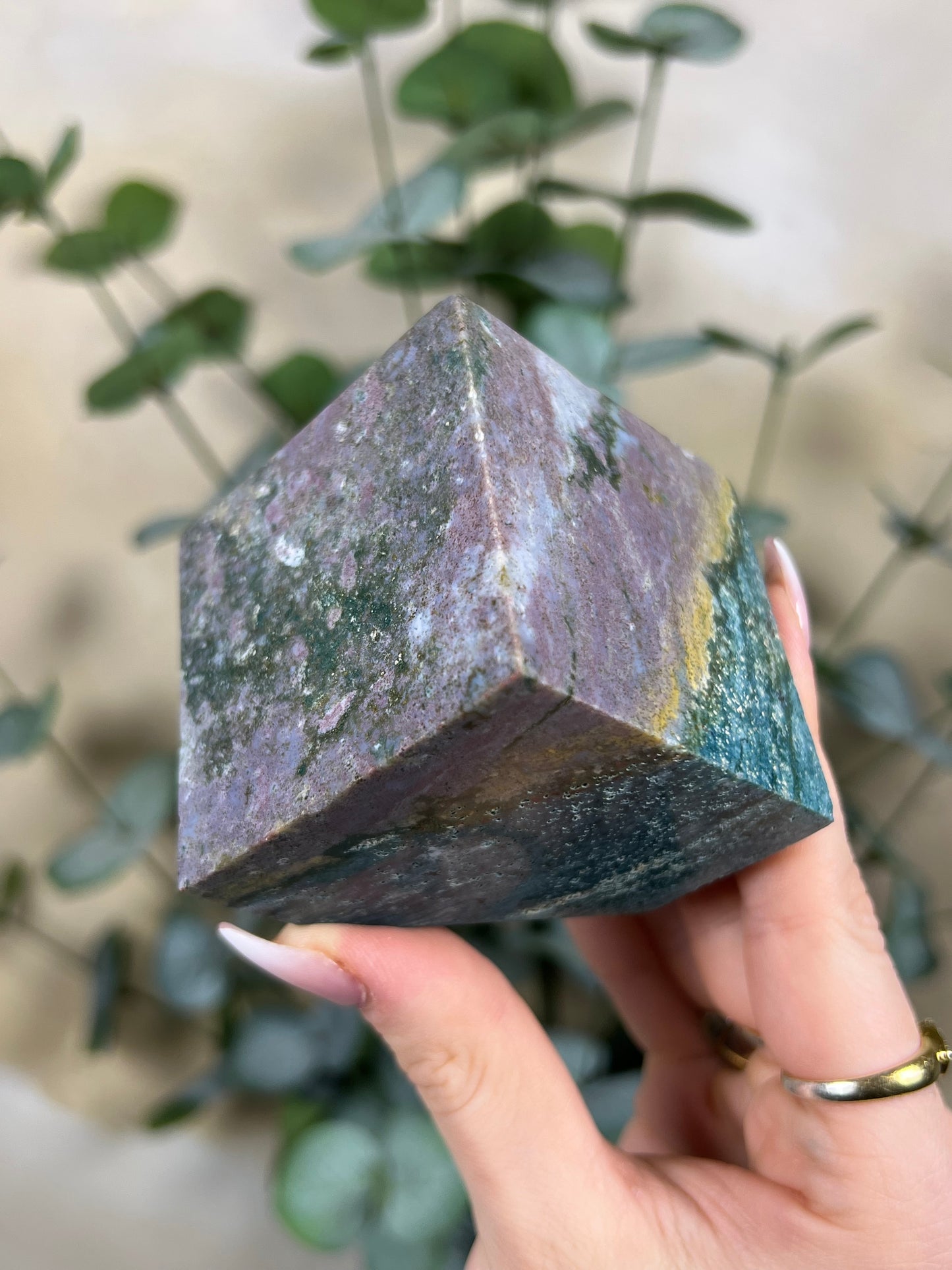 Sea Jasper Cube (33EW)