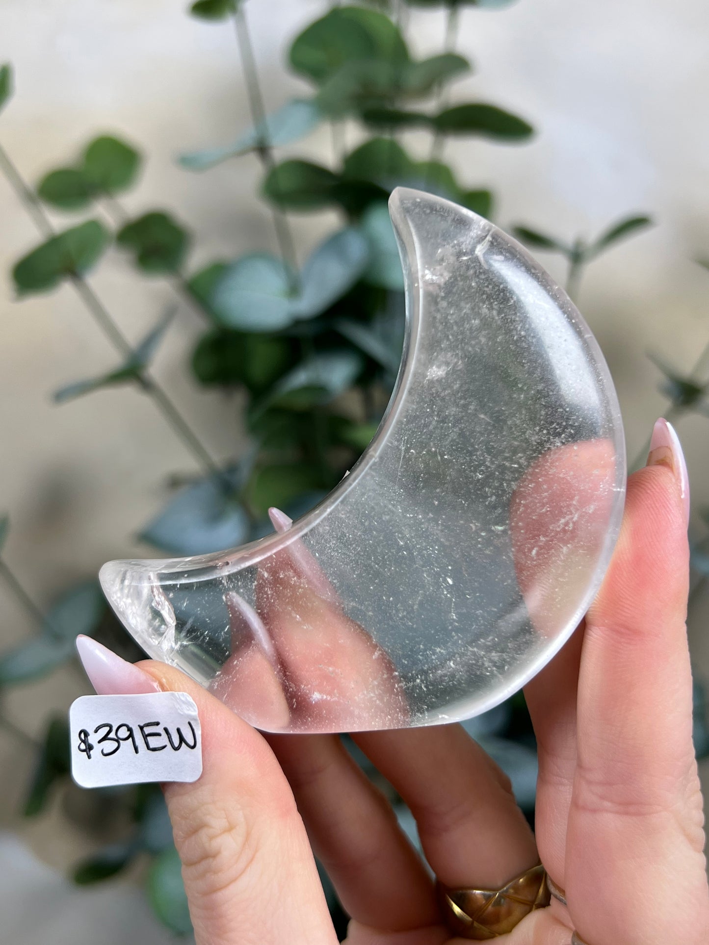 Clear Quartz Standing Moons (39EV, 39EW)