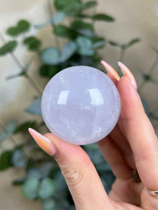 Periwinkle Rose Quartz Sphere (22AJ)