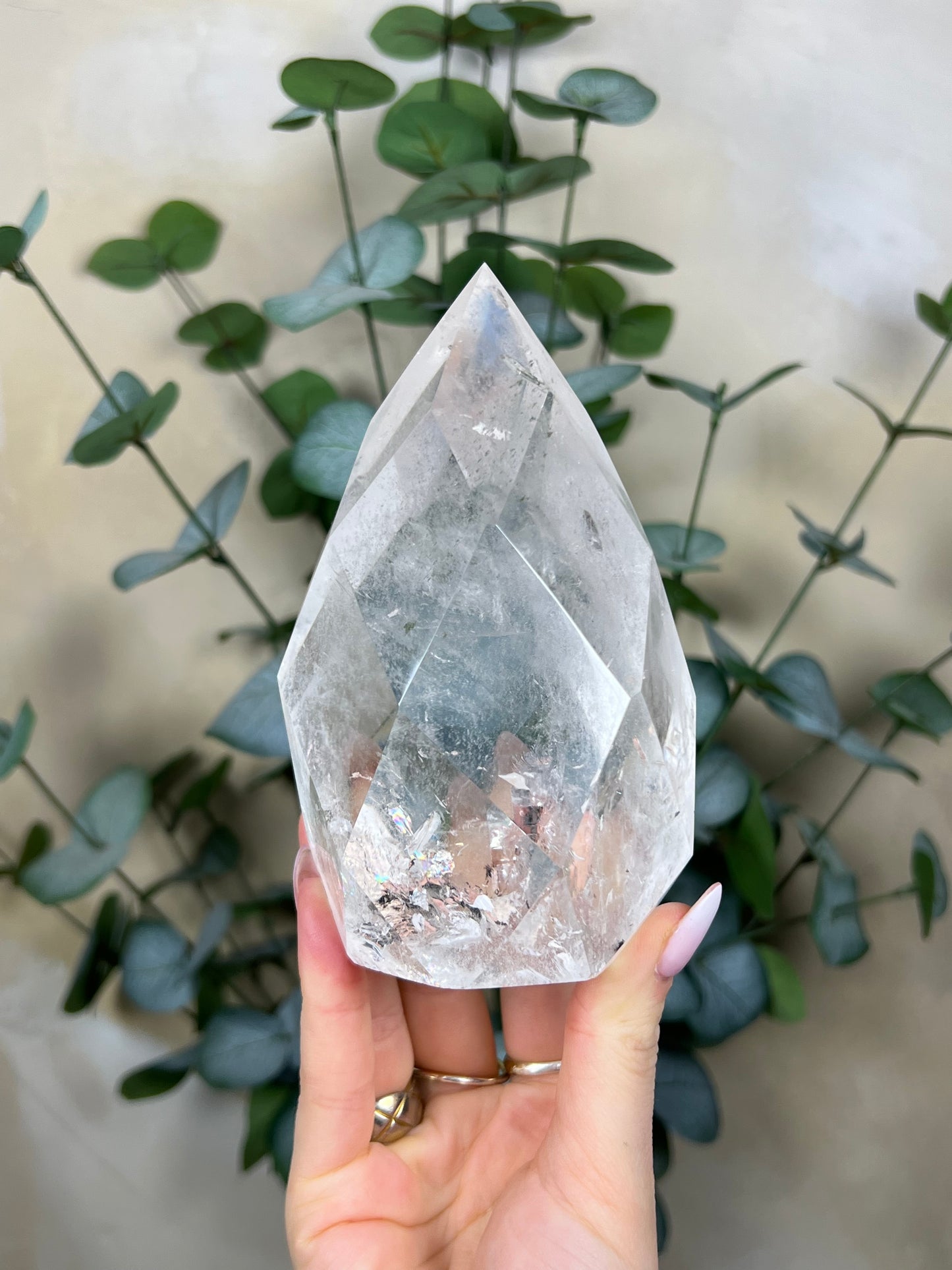 Quartz Faceted Freeform (248KA)