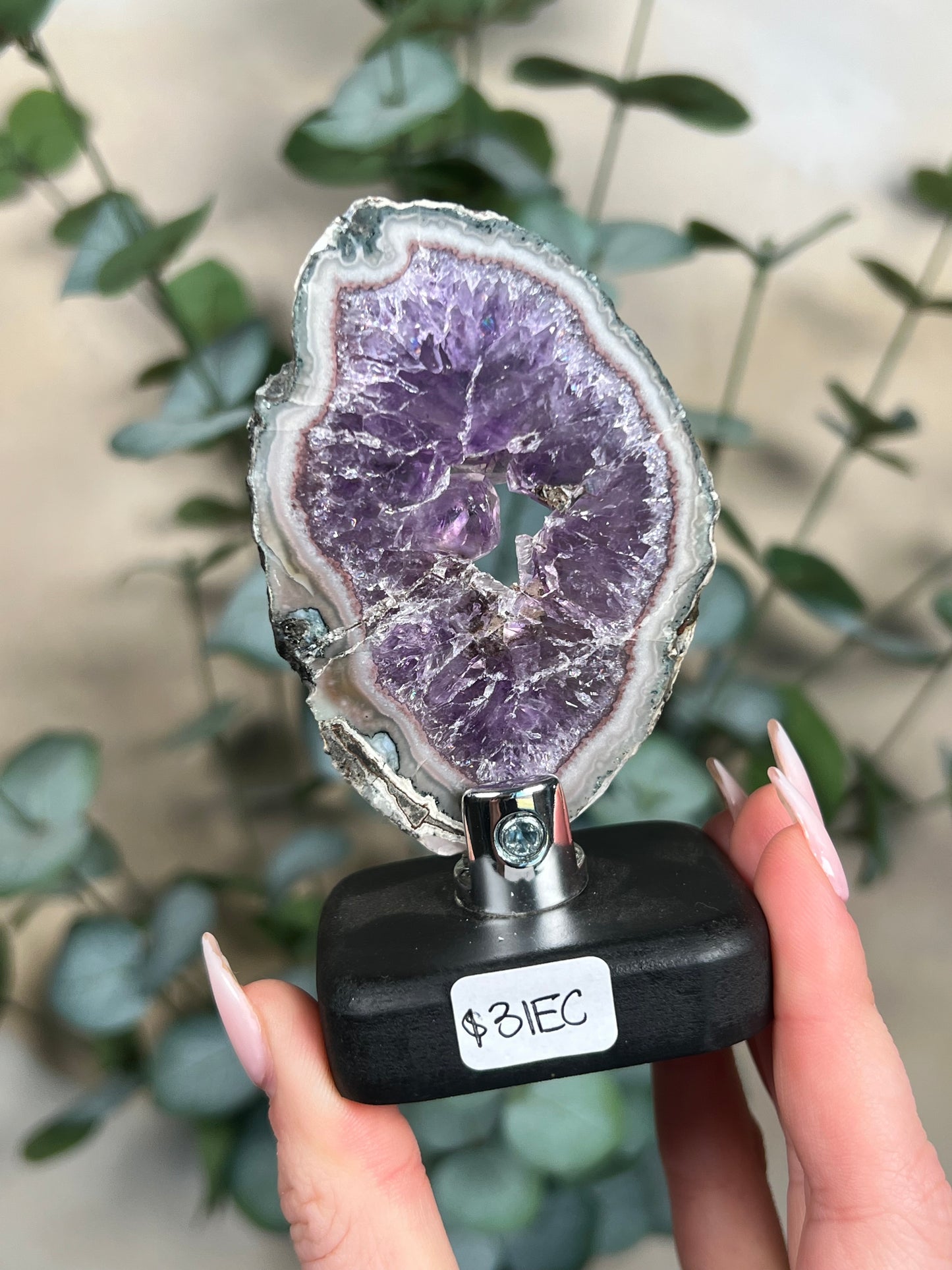 Amethyst Slab on Stand (2 options)