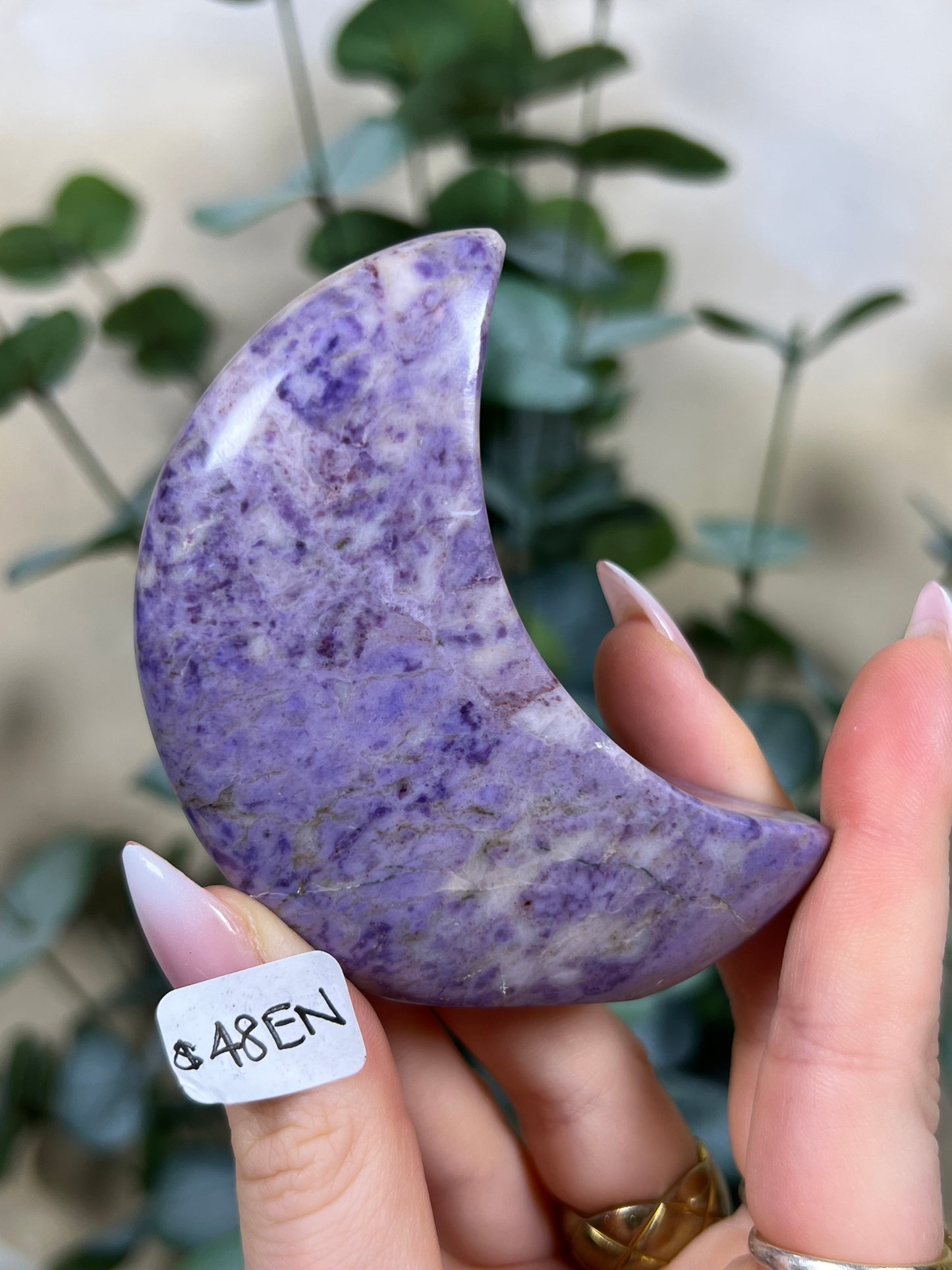 Lavender Jade Standing Moons (48EM, 48EN)