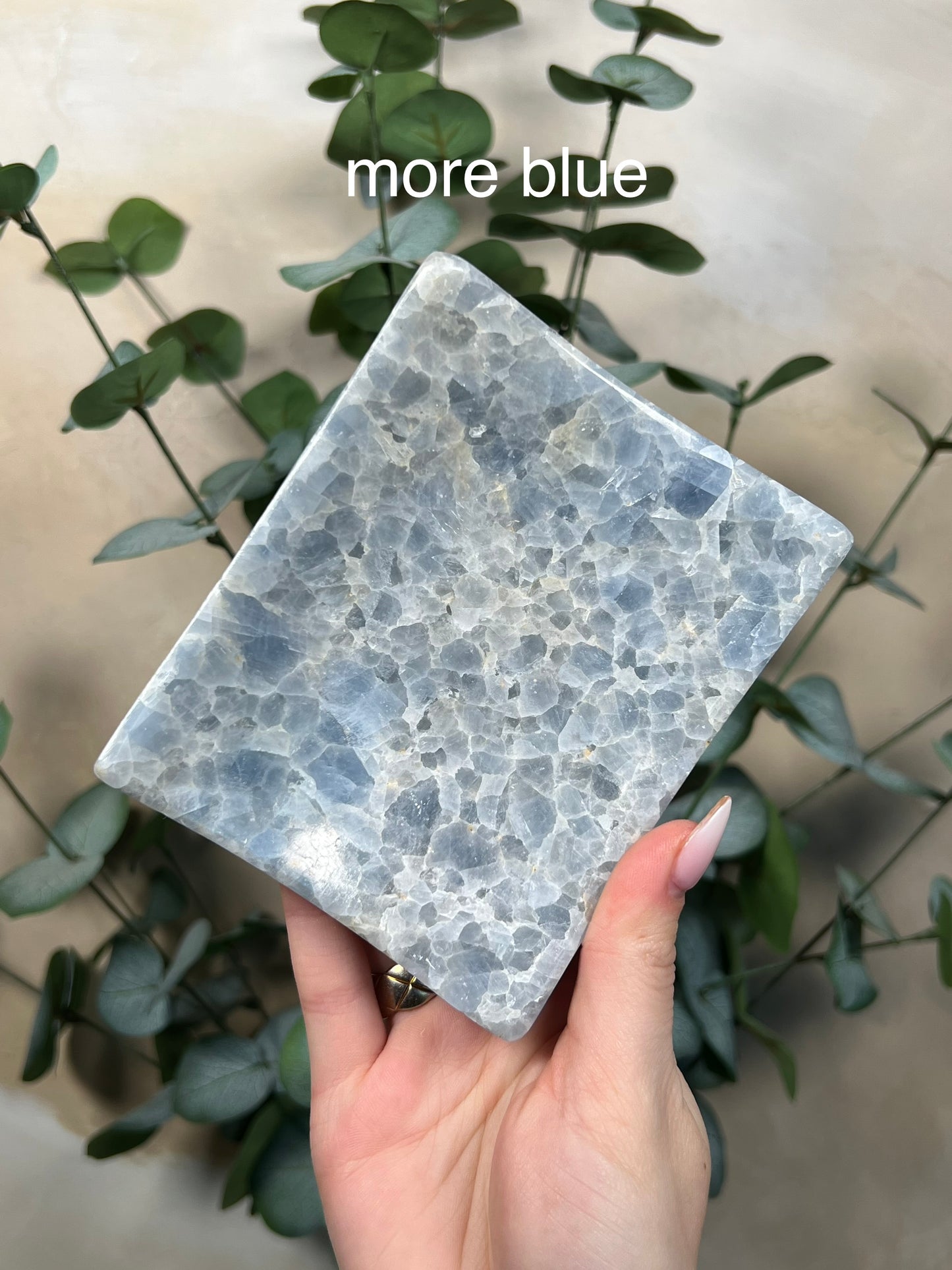 Blue Calcite Dishes