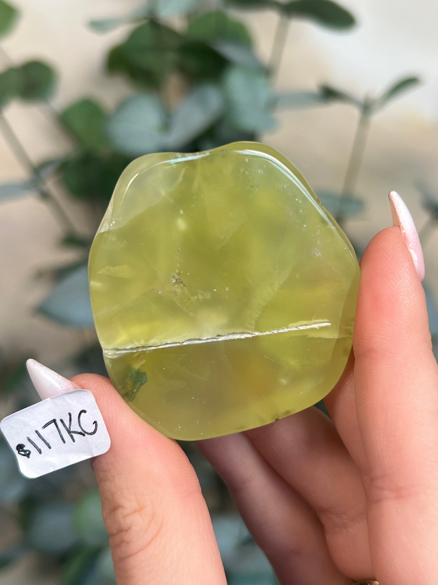 Australian Prehnite Slab (87KA, 110KB, 117KC)