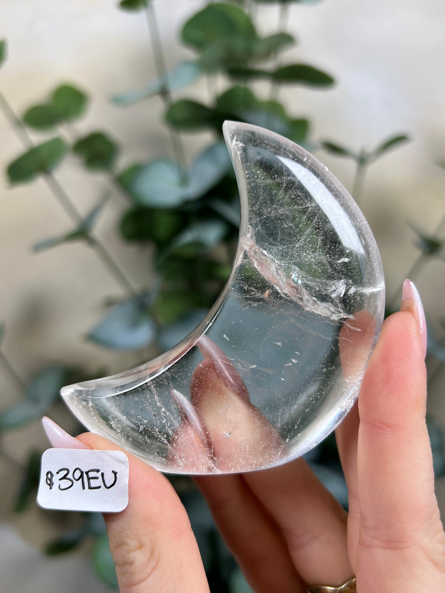 Clear Quartz Standing Moons (39ET, 39EU)