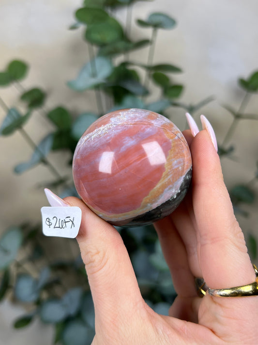 Sea Jasper Spheres (26FX, 26FY, 26FZ)