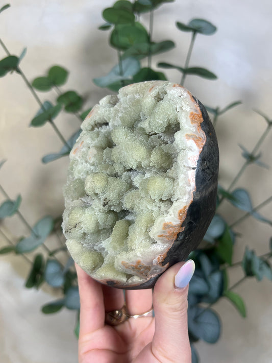 Mint Peach Amethyst Cut Base (127AB)