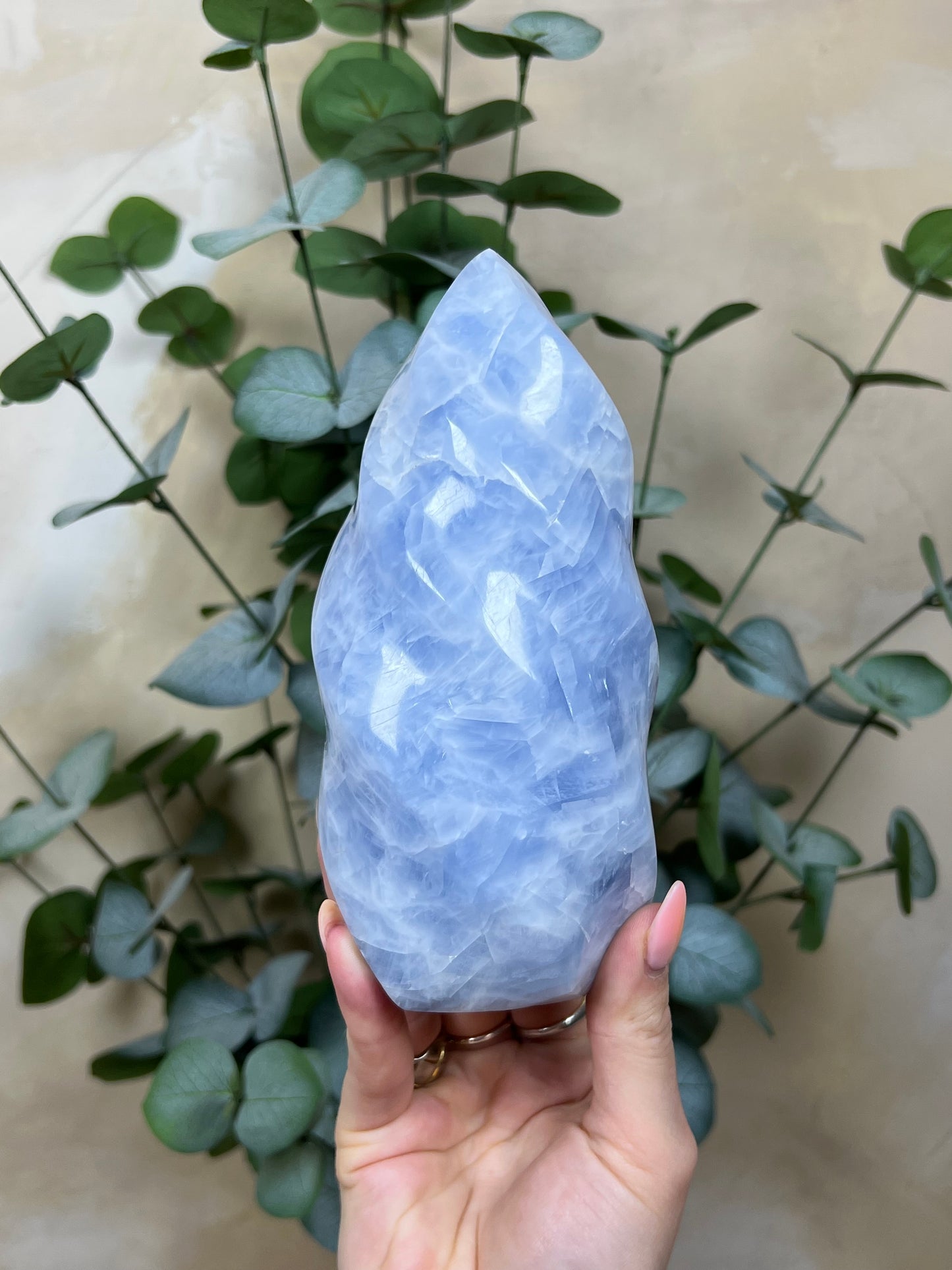 Blue Calcite Flame (72AA)