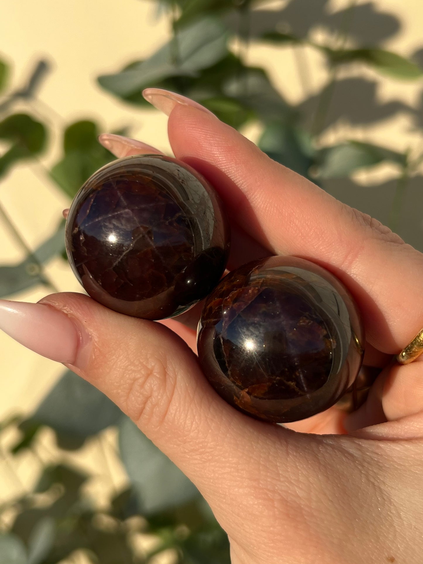 Star Garnet Mini Spheres