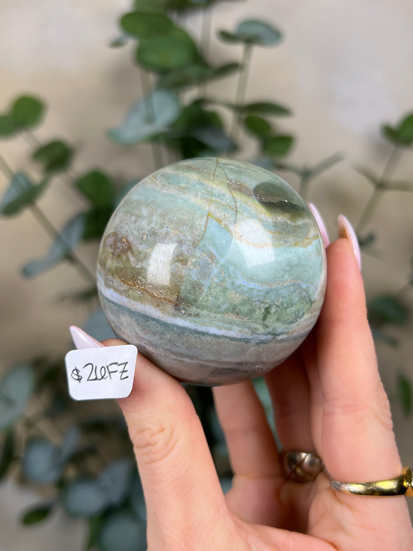 Sea Jasper Spheres (26FX, 26FY, 26FZ)