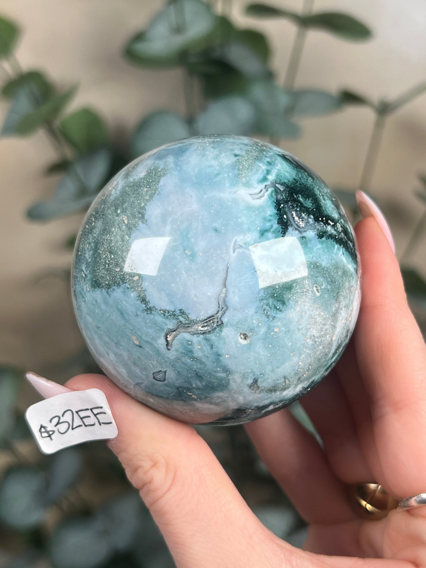 Sea Jasper Spheres (32-35, 3 options)