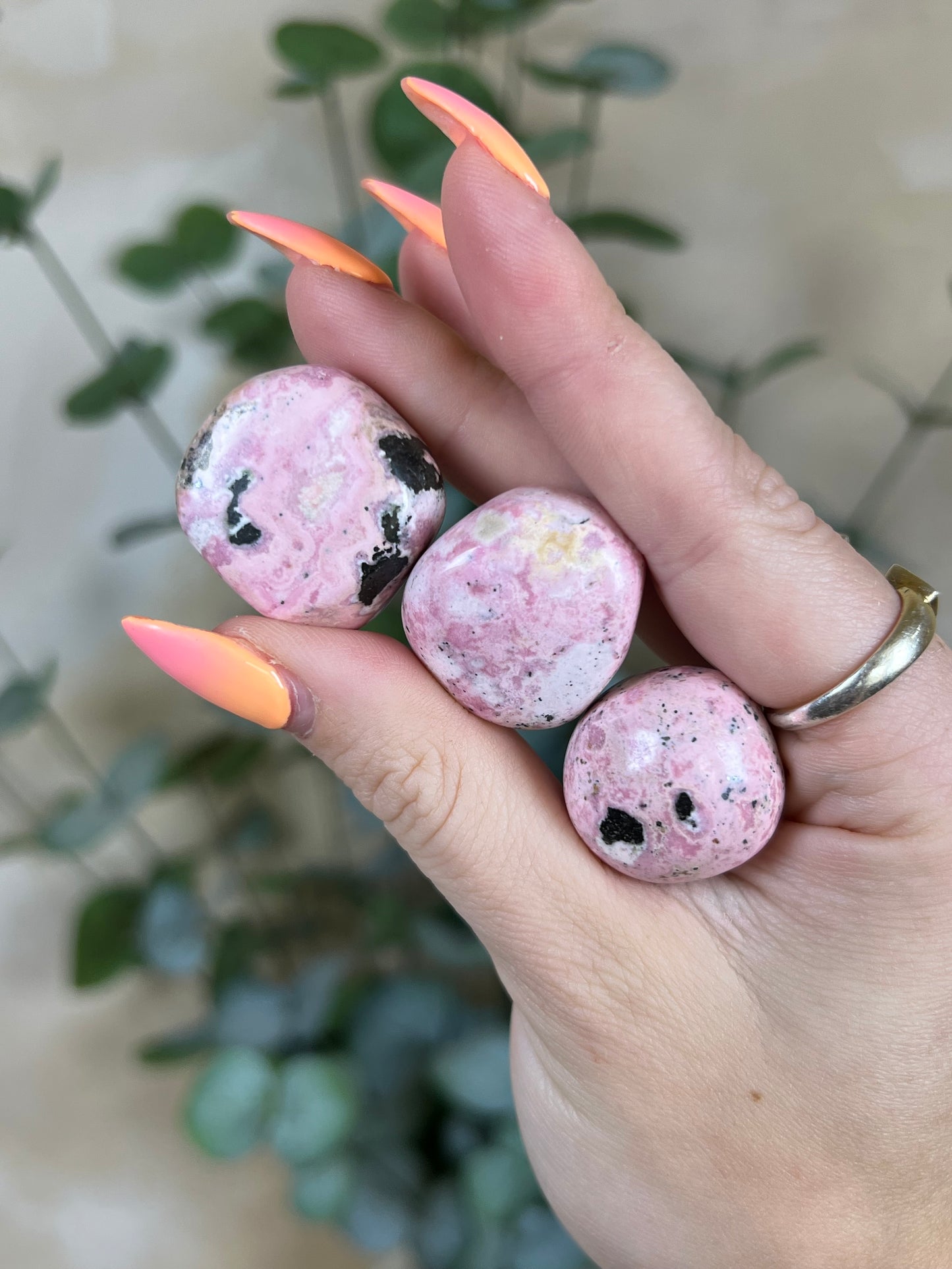Rhodonite Tumbles