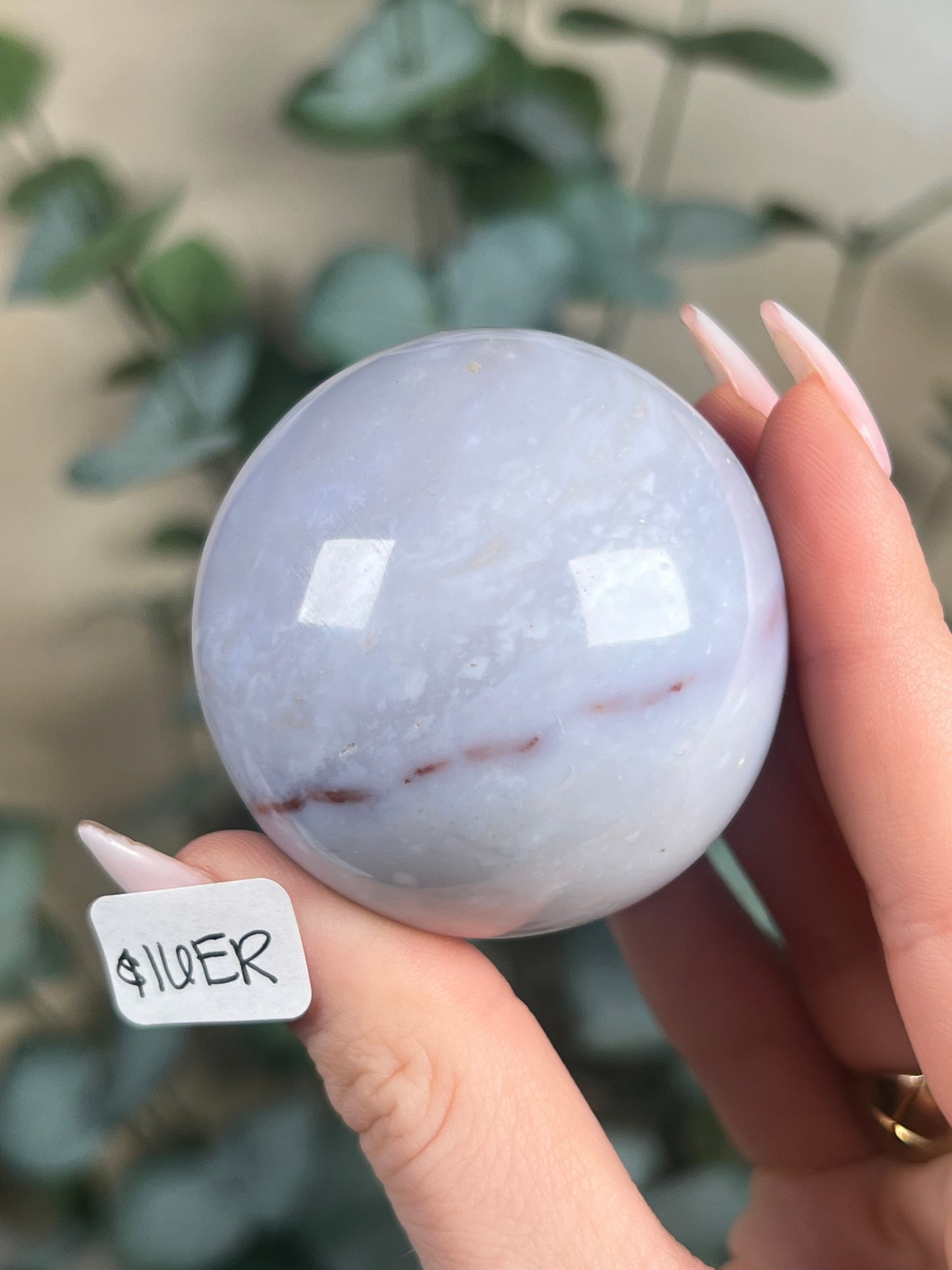 Violet Agate Spheres (2 options)