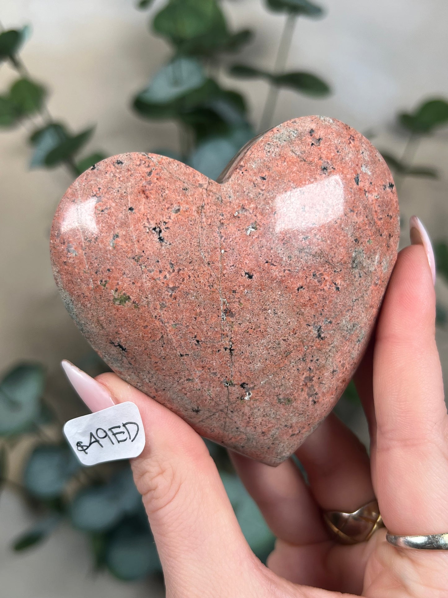Thulite Hearts, Canadian (large, 4 options)