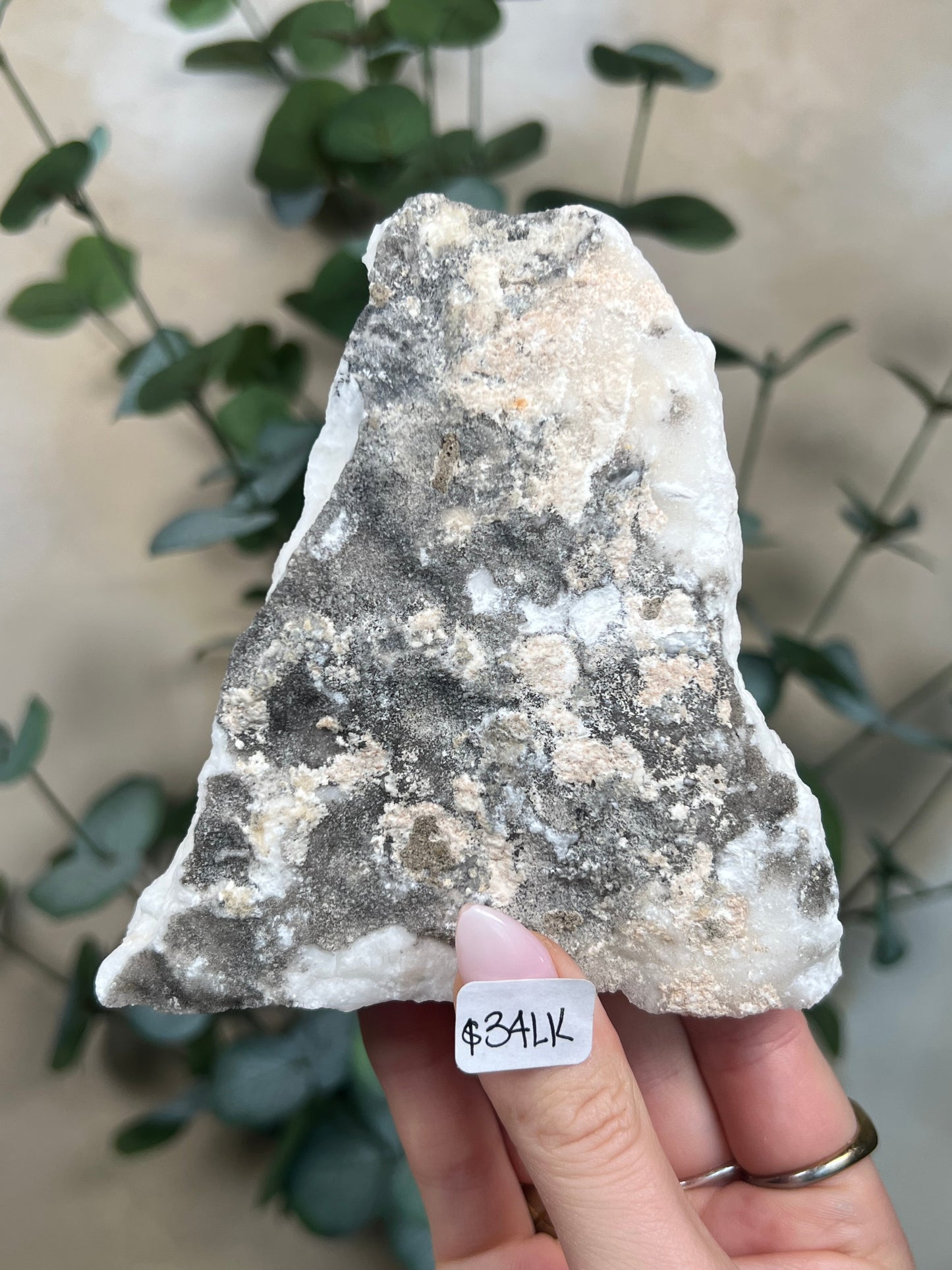 Zebra Calcite Slabs with Stands (4 options)
