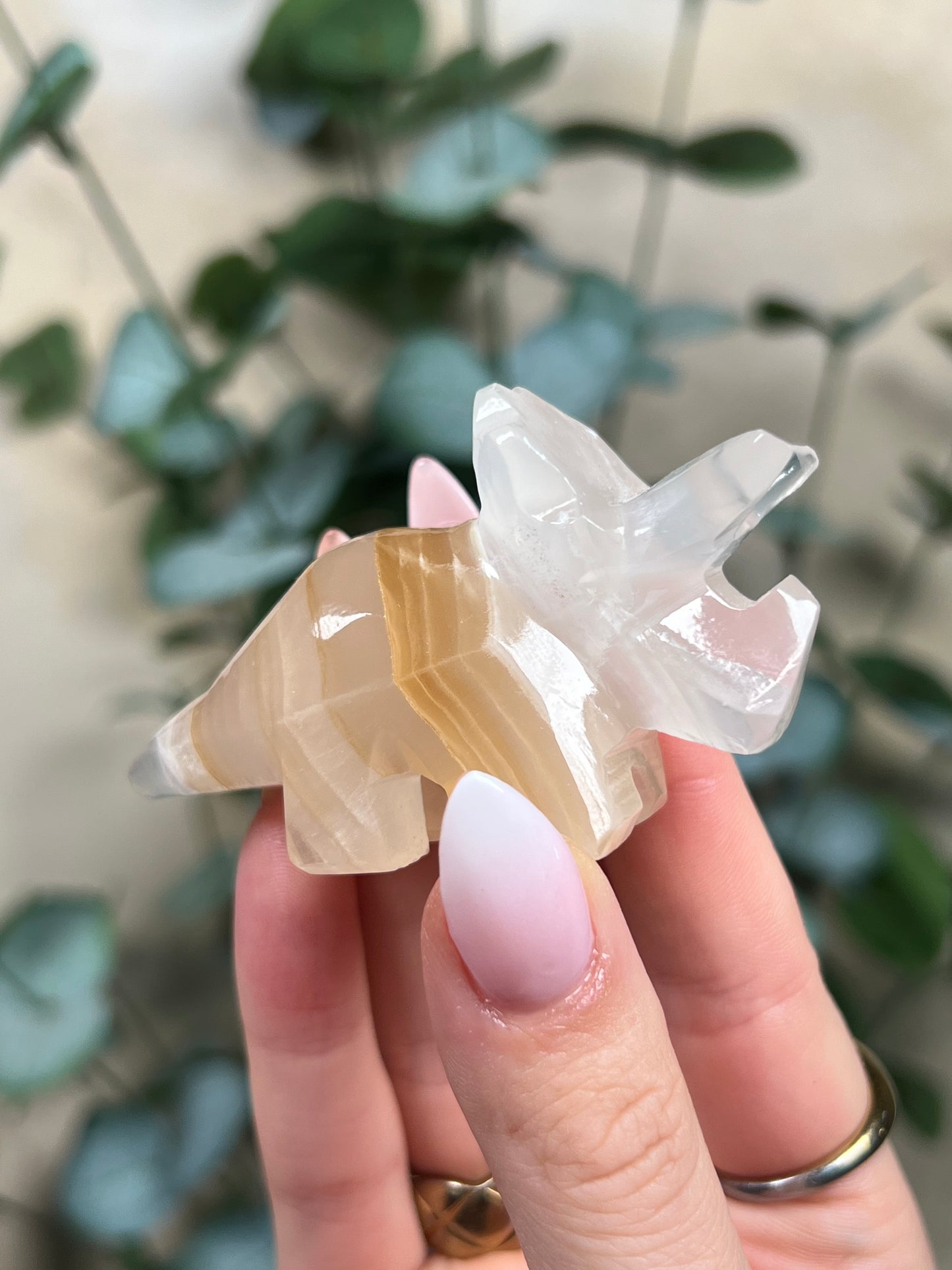 Calcite Dino - Triceratops