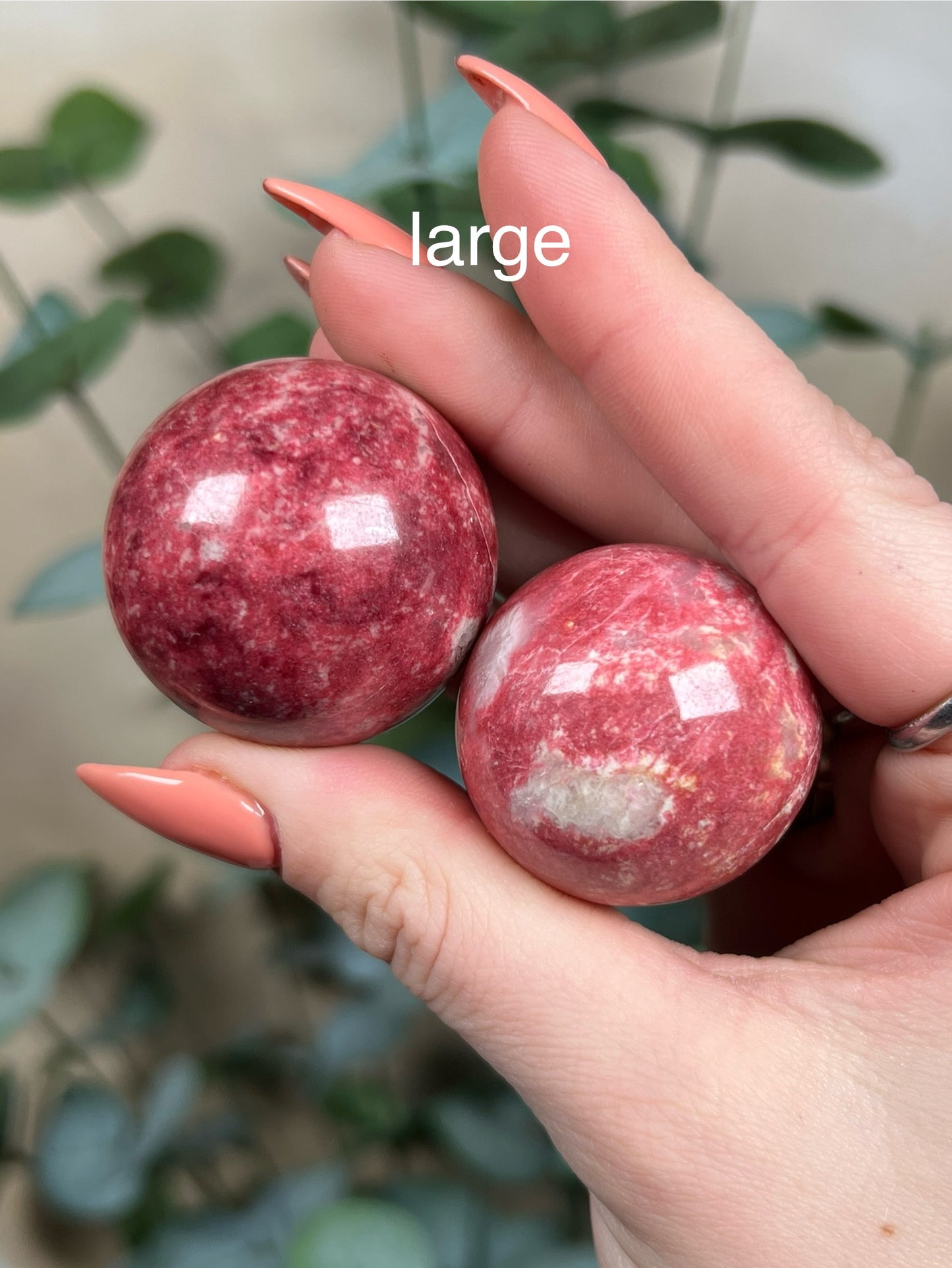 Norwegian Thulite Mini Spheres
