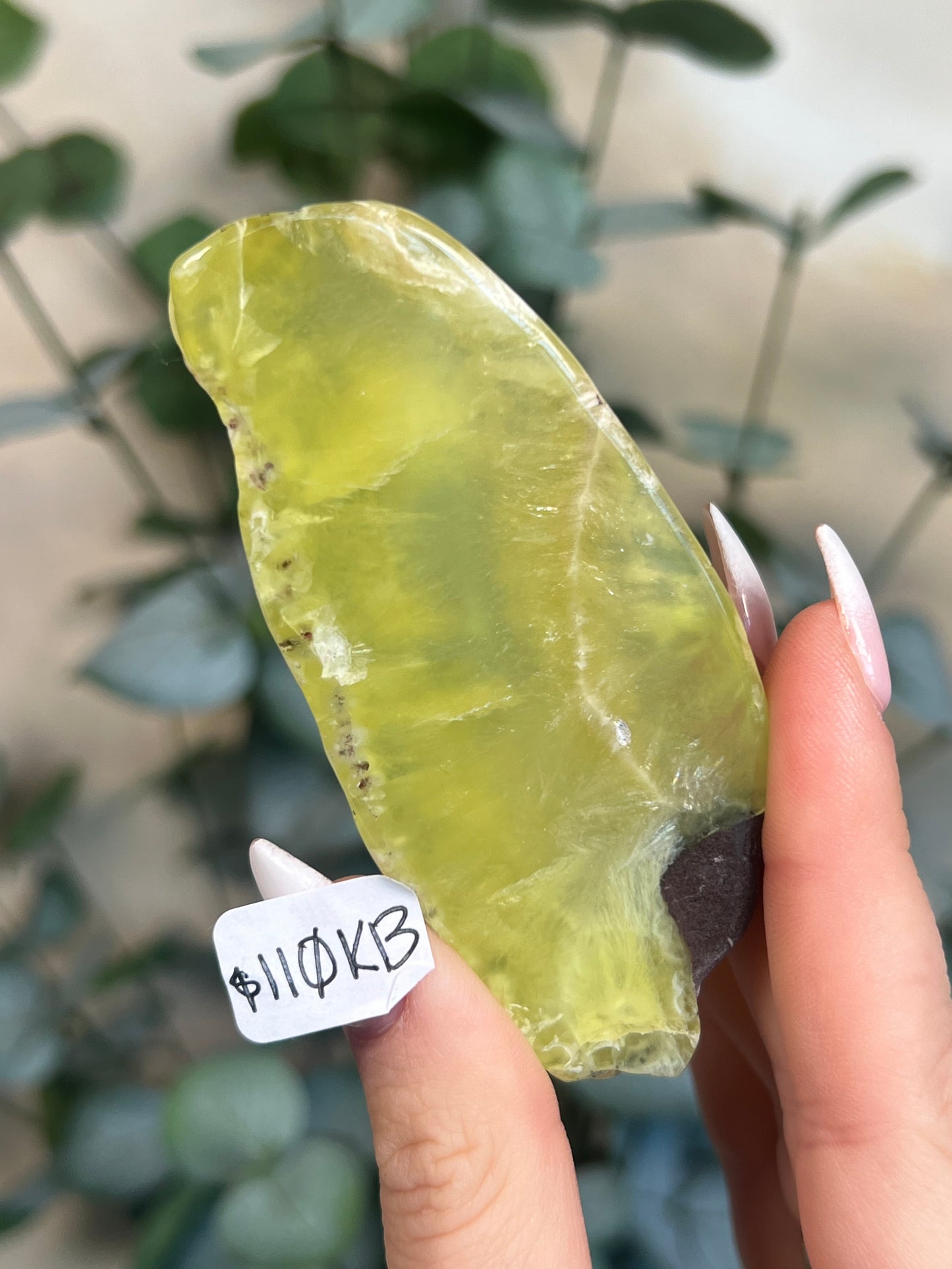 Australian Prehnite Slab (87KA, 110KB, 117KC)