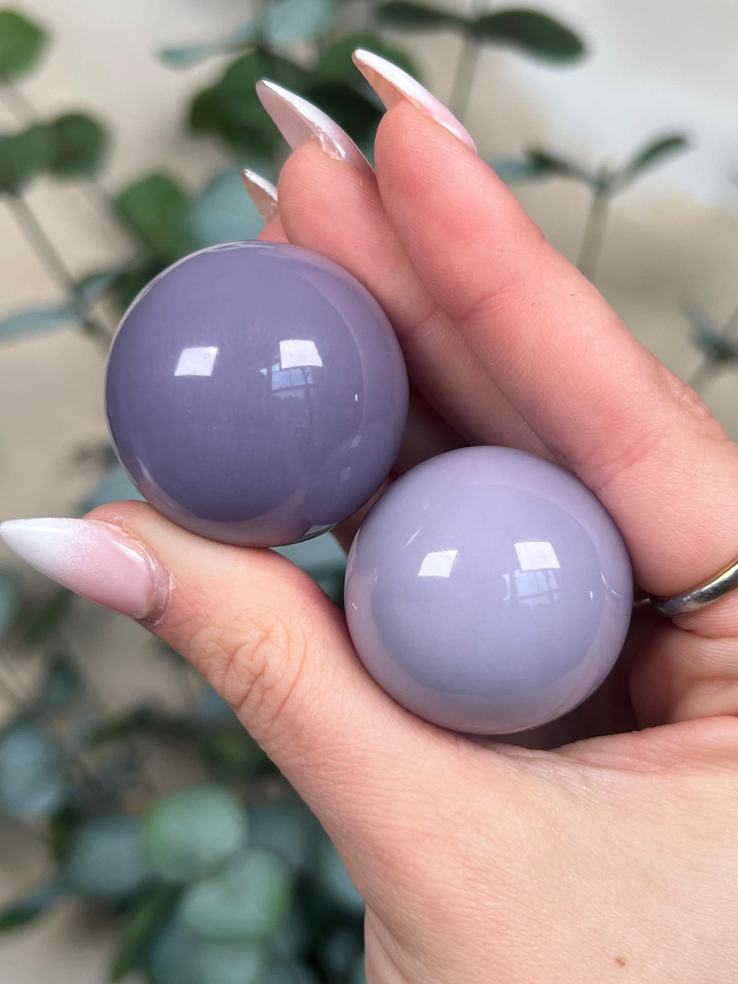 Lavender Fluorite Mini Sphere