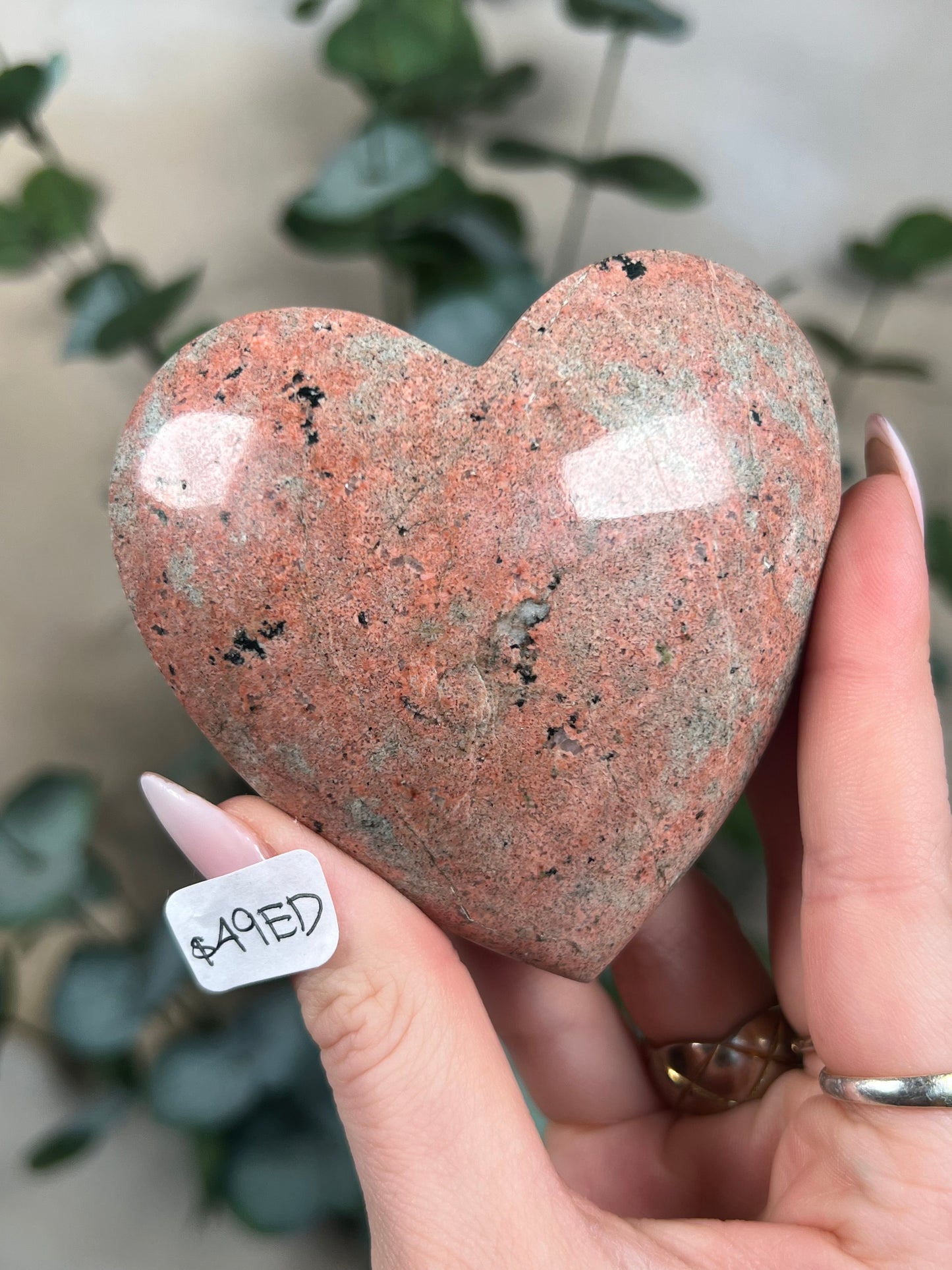 Thulite Hearts, Canadian (large, 4 options)