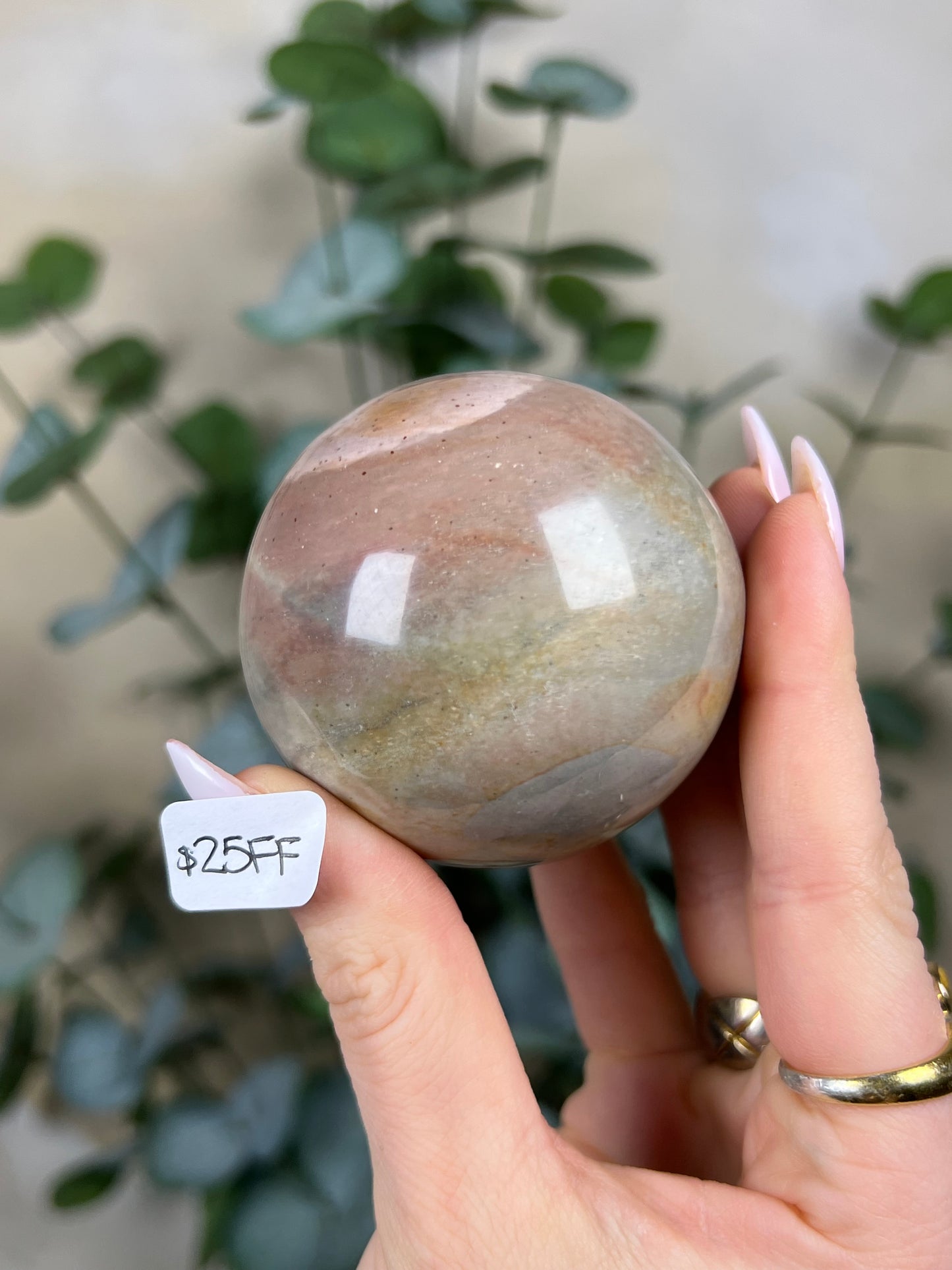 Polychrome Jasper Spheres (25FE, 25FF)