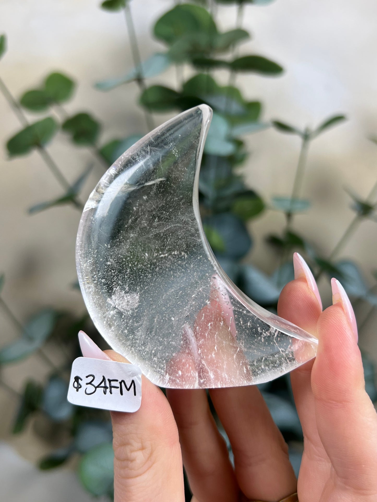 Clear Quartz Standing Moons (27FA, 33EV, 34FM)