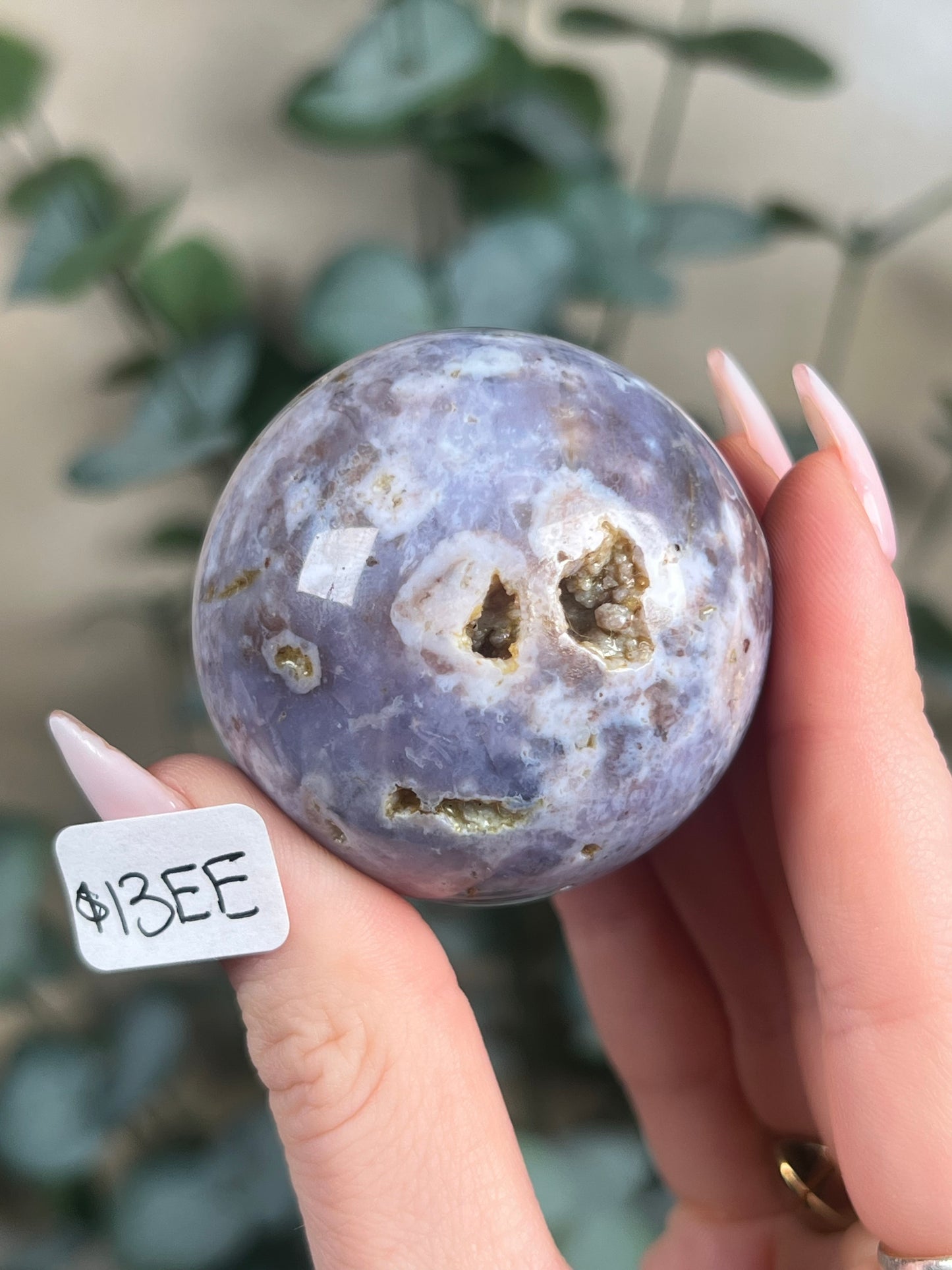 Violet Agate Spheres (2 options)