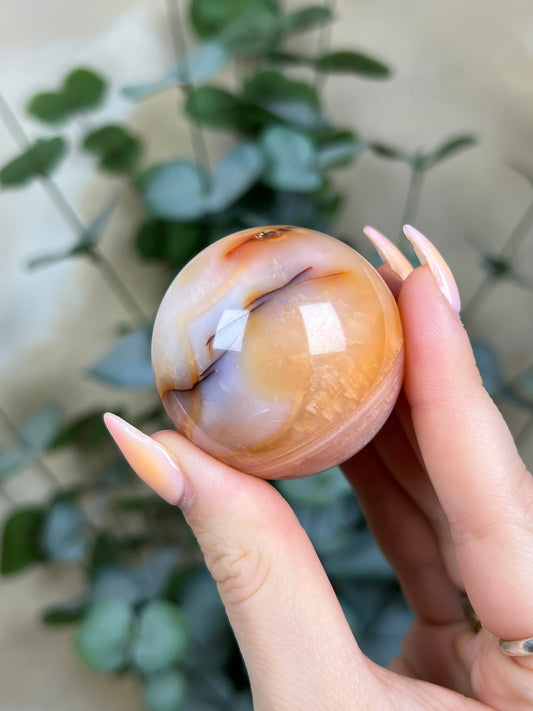 Carnelian Sphere, Brazilian (27AJ)