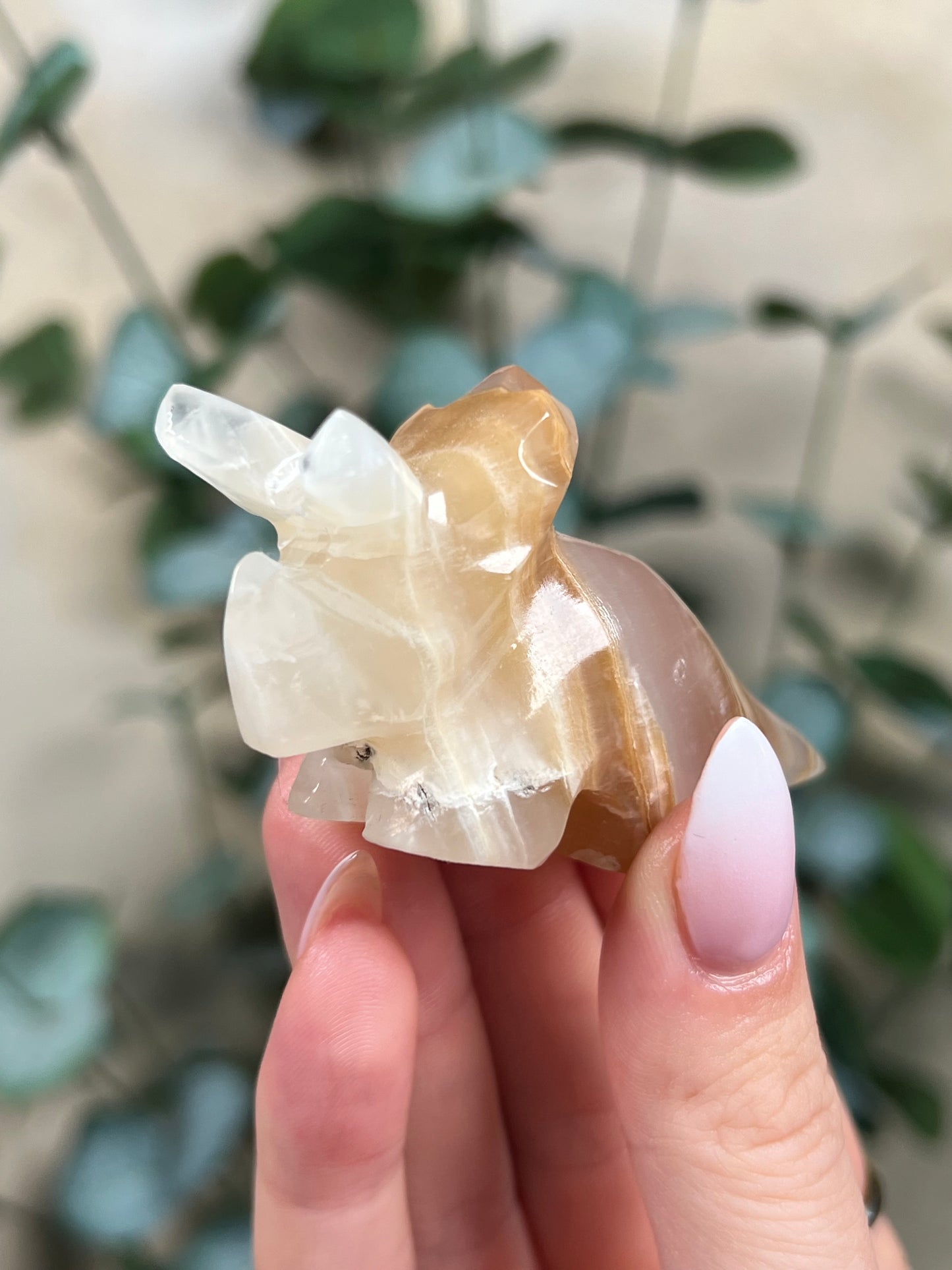 Calcite Dino - Triceratops