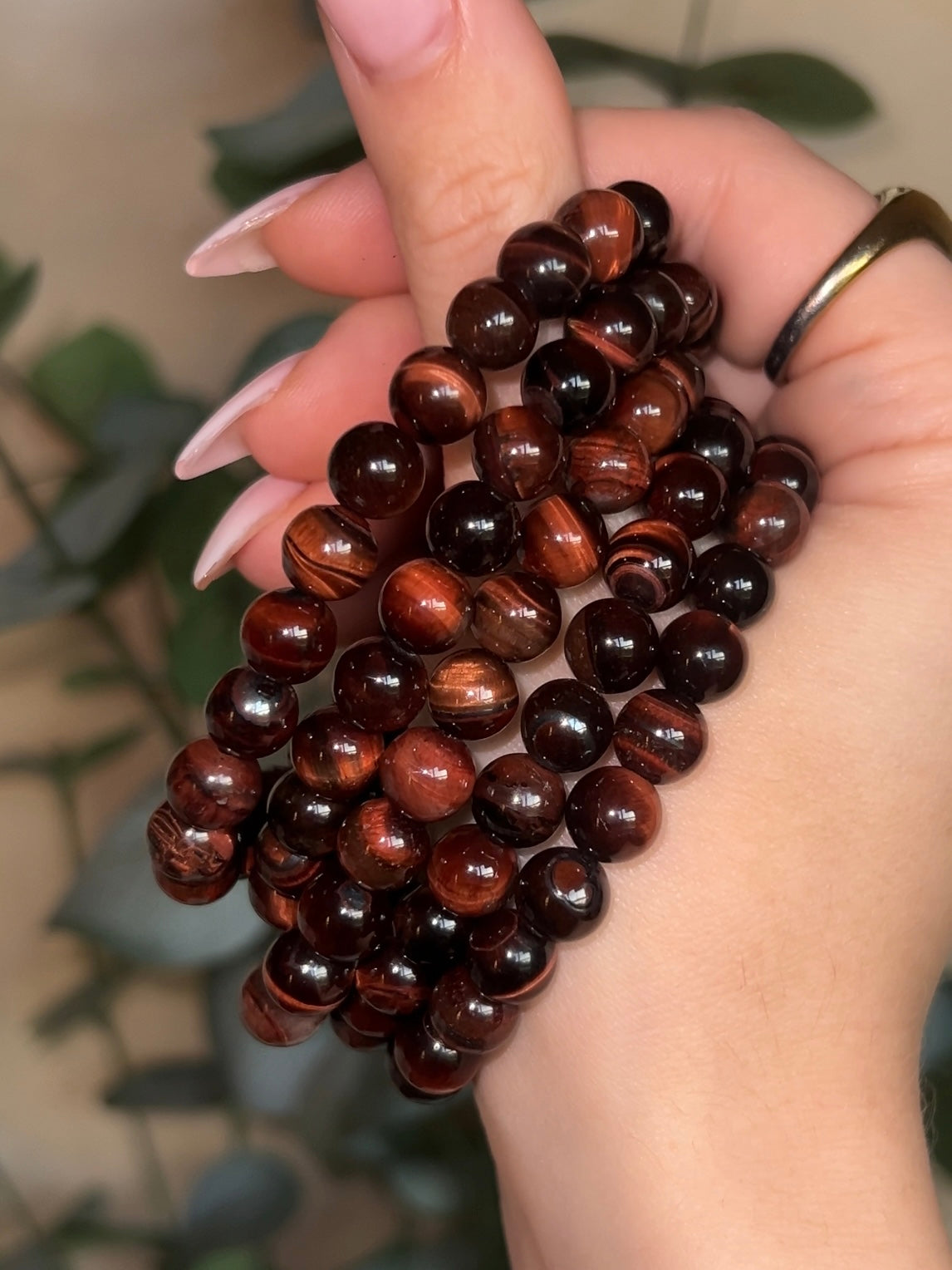 Red Tigers Eye Bracelet