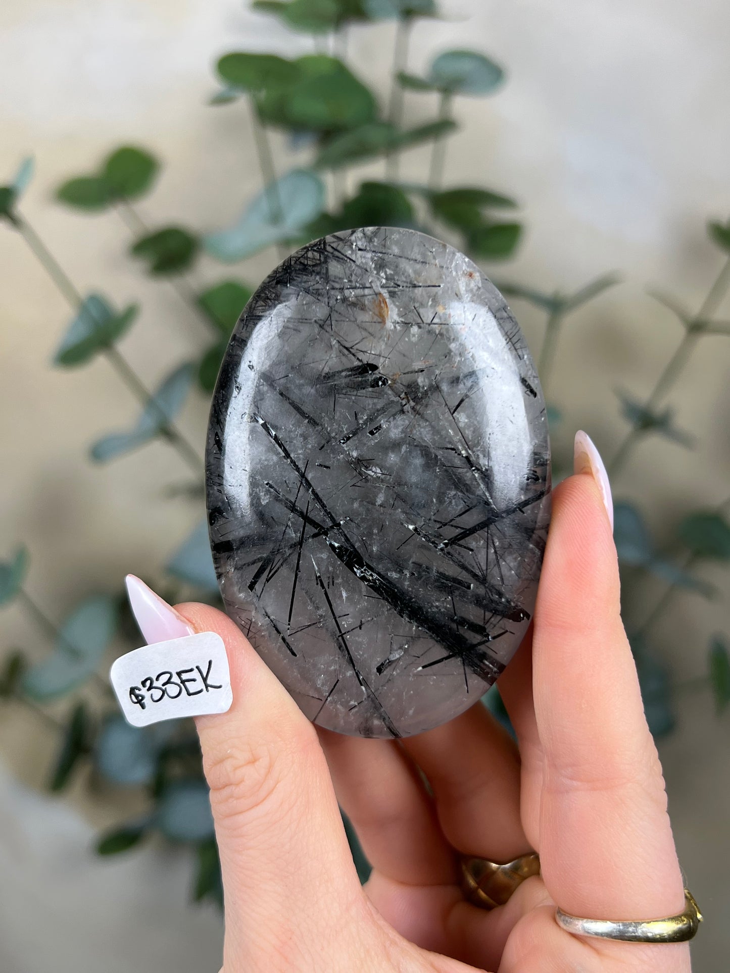 Tourmaline in Quartz Palms (30FP, 33EK)