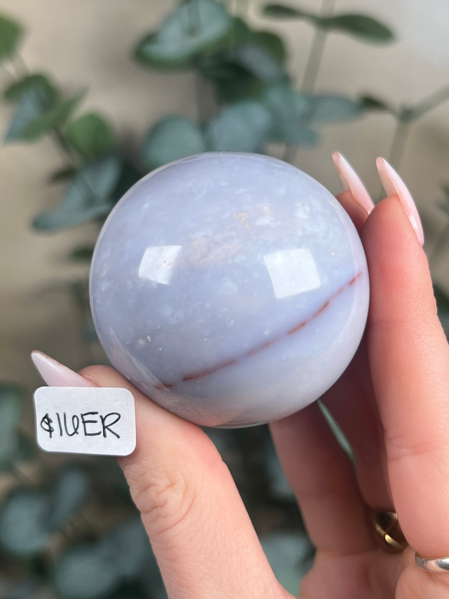 Violet Agate Spheres (2 options)