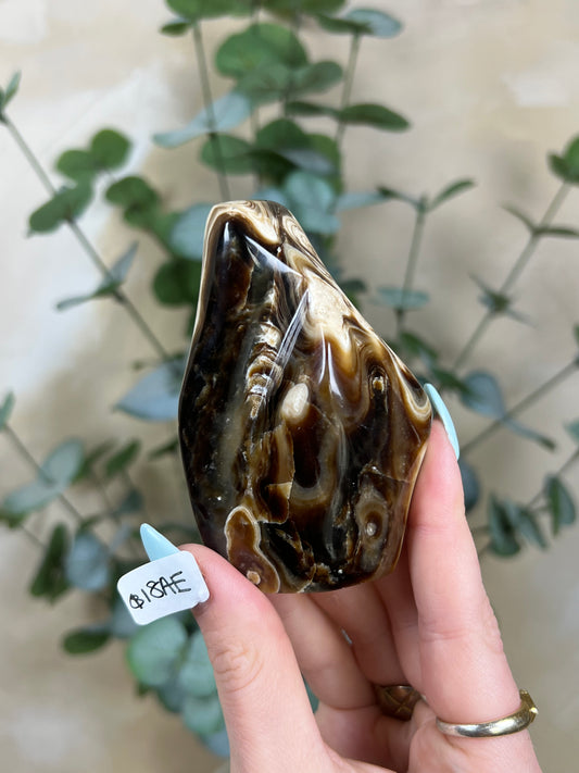 Chocolate Calcite Freeforms (18AE, 24AH)