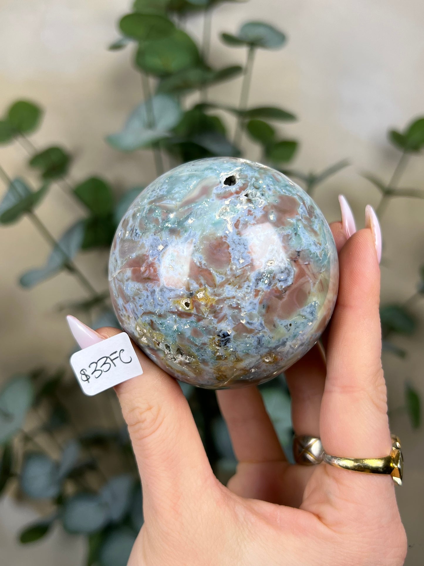 Sea Jasper Spheres (33FB, 33FC)