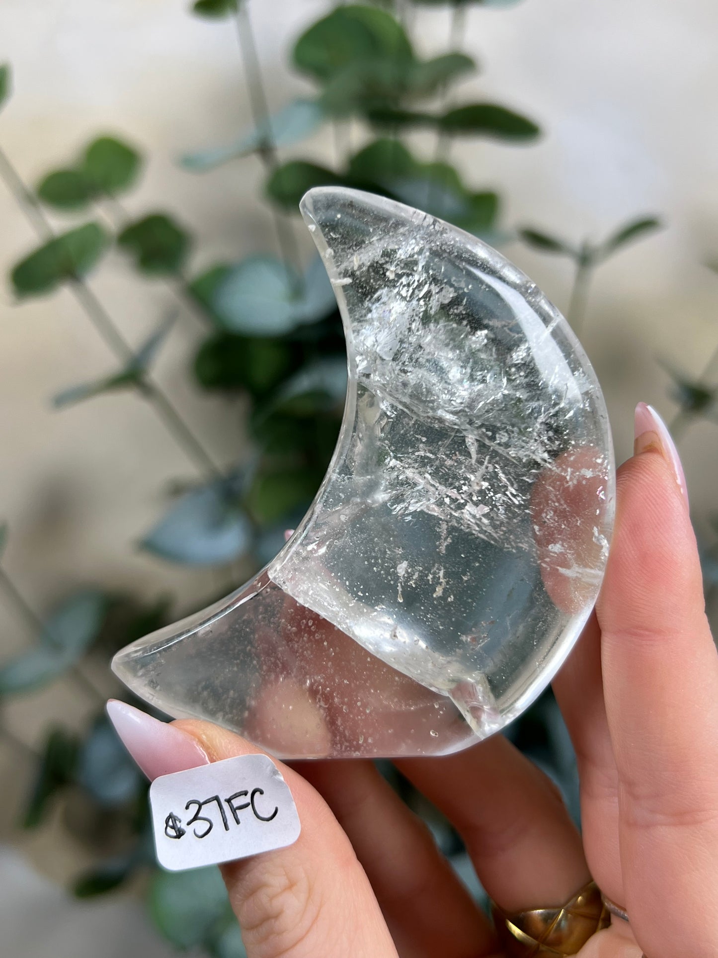 Clear Quartz Standing Moons (37FA, 37FC)