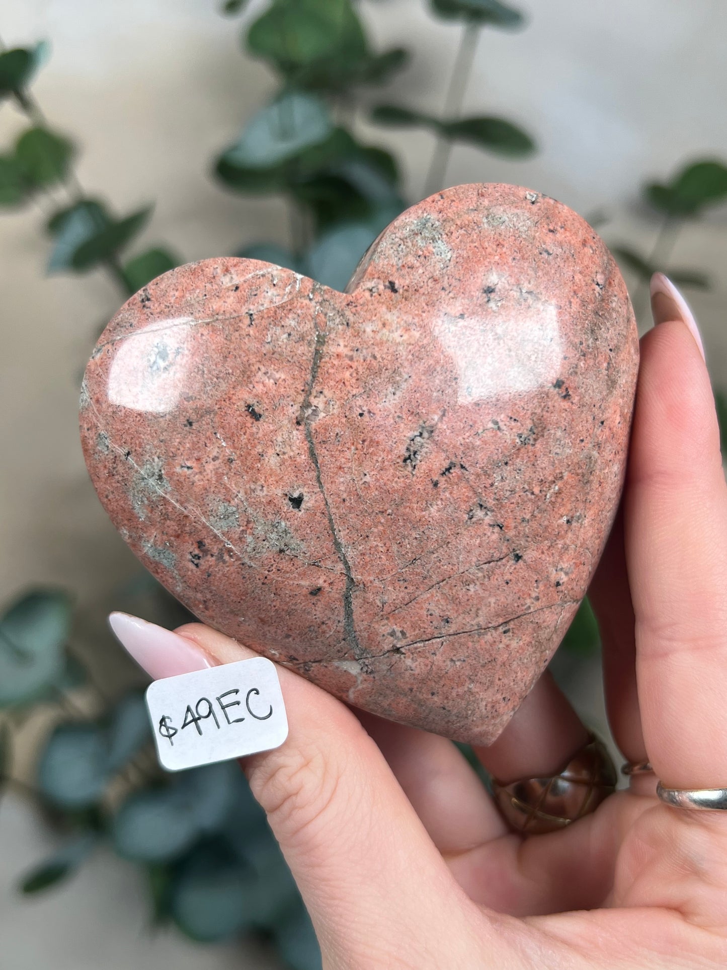 Thulite Hearts, Canadian (large, 4 options)