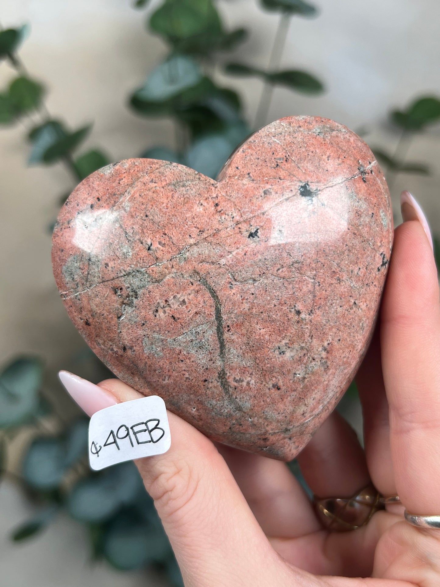 Thulite Hearts, Canadian (large, 4 options)