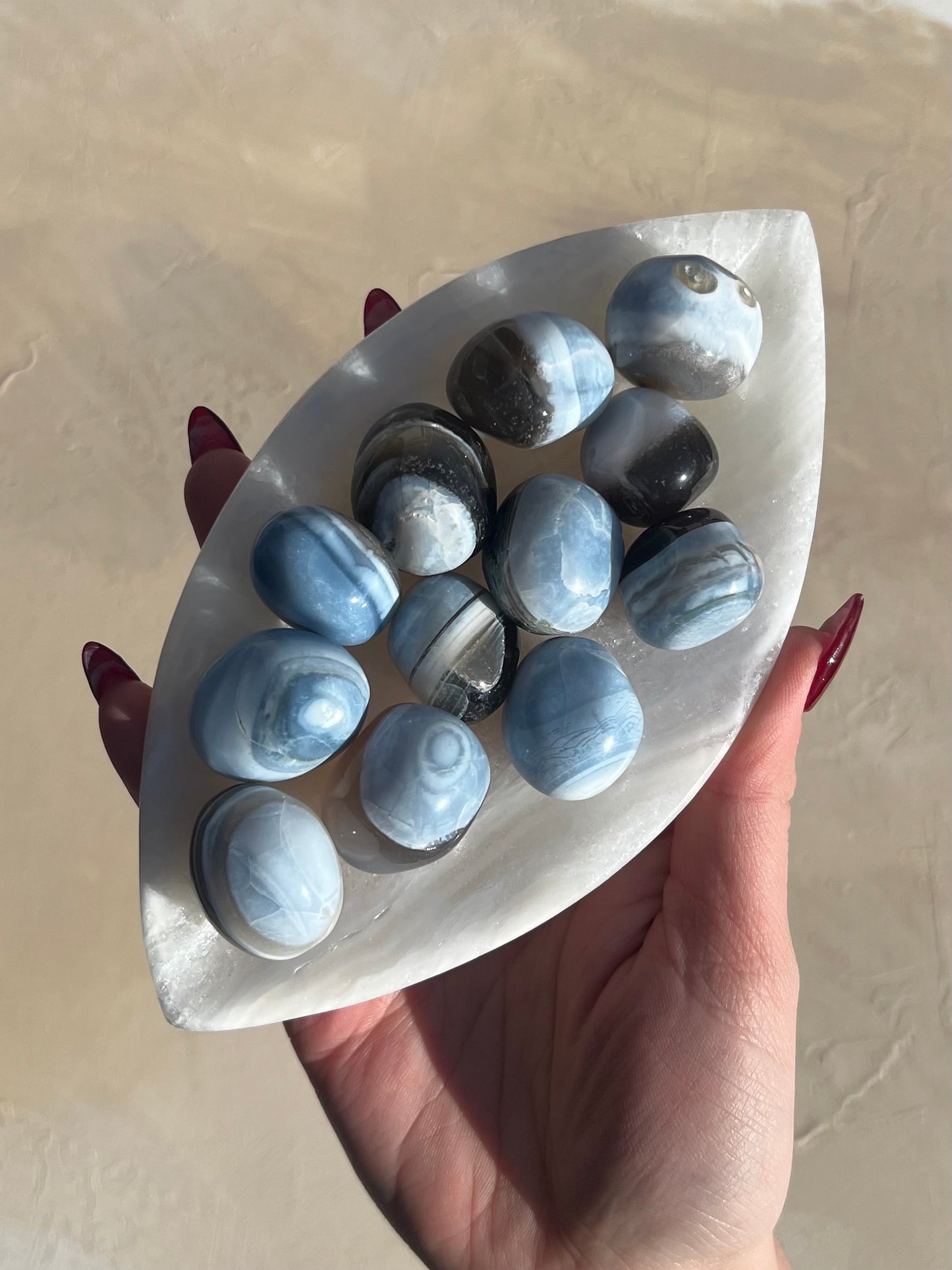 Blue Opal Tumbles