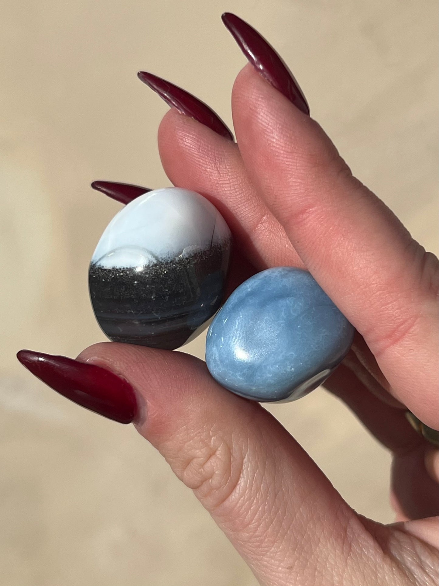 Blue Opal Tumbles