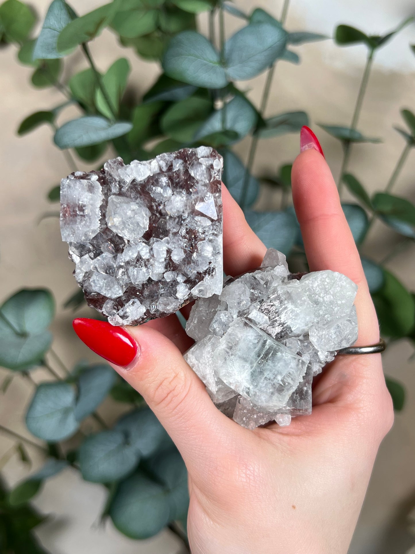 Red / Clear Apophyllite Group D