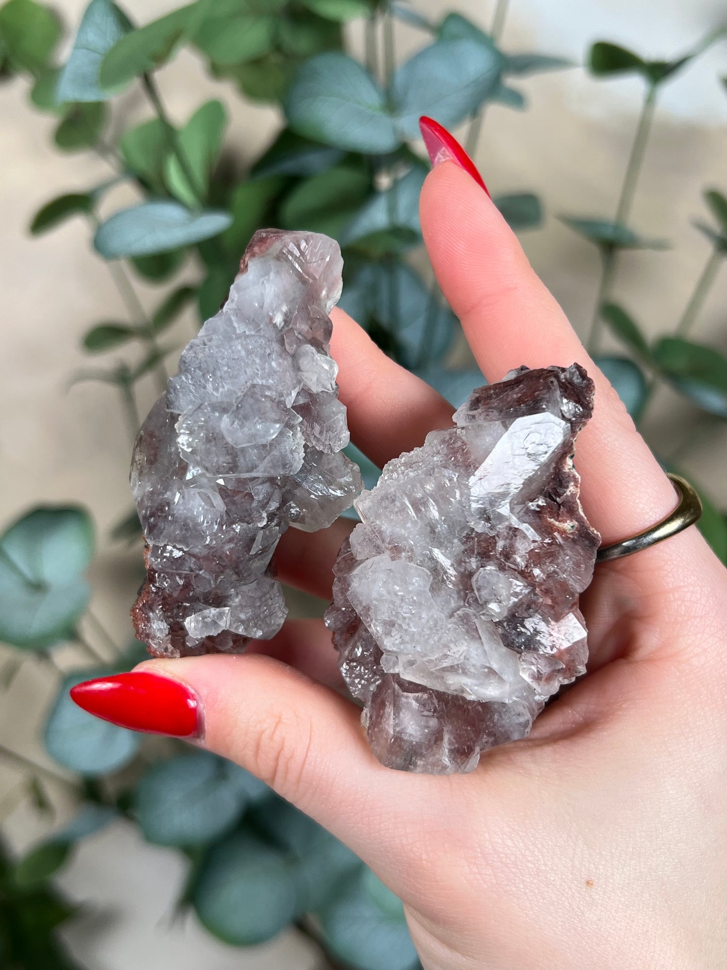 Red / Clear Apophyllite Group C