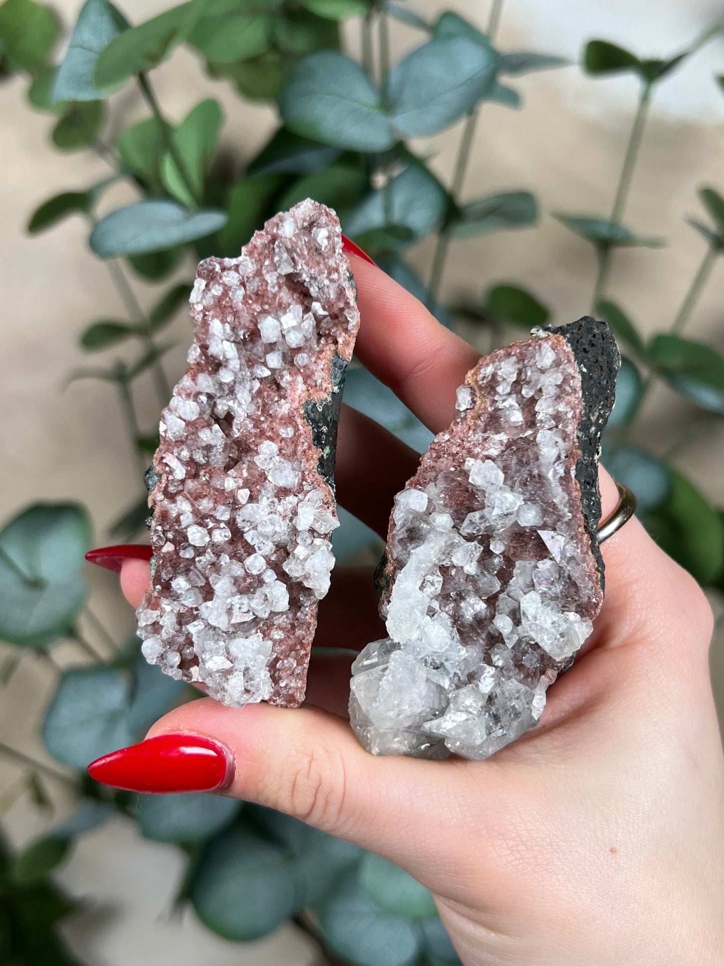 Red / Clear Apophyllite Group F