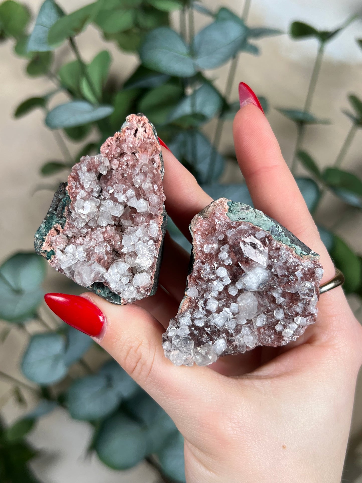 Red / Clear Apophyllite Group F