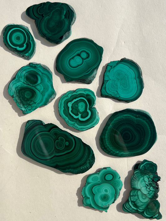 Malachite Slabs (10 options)
