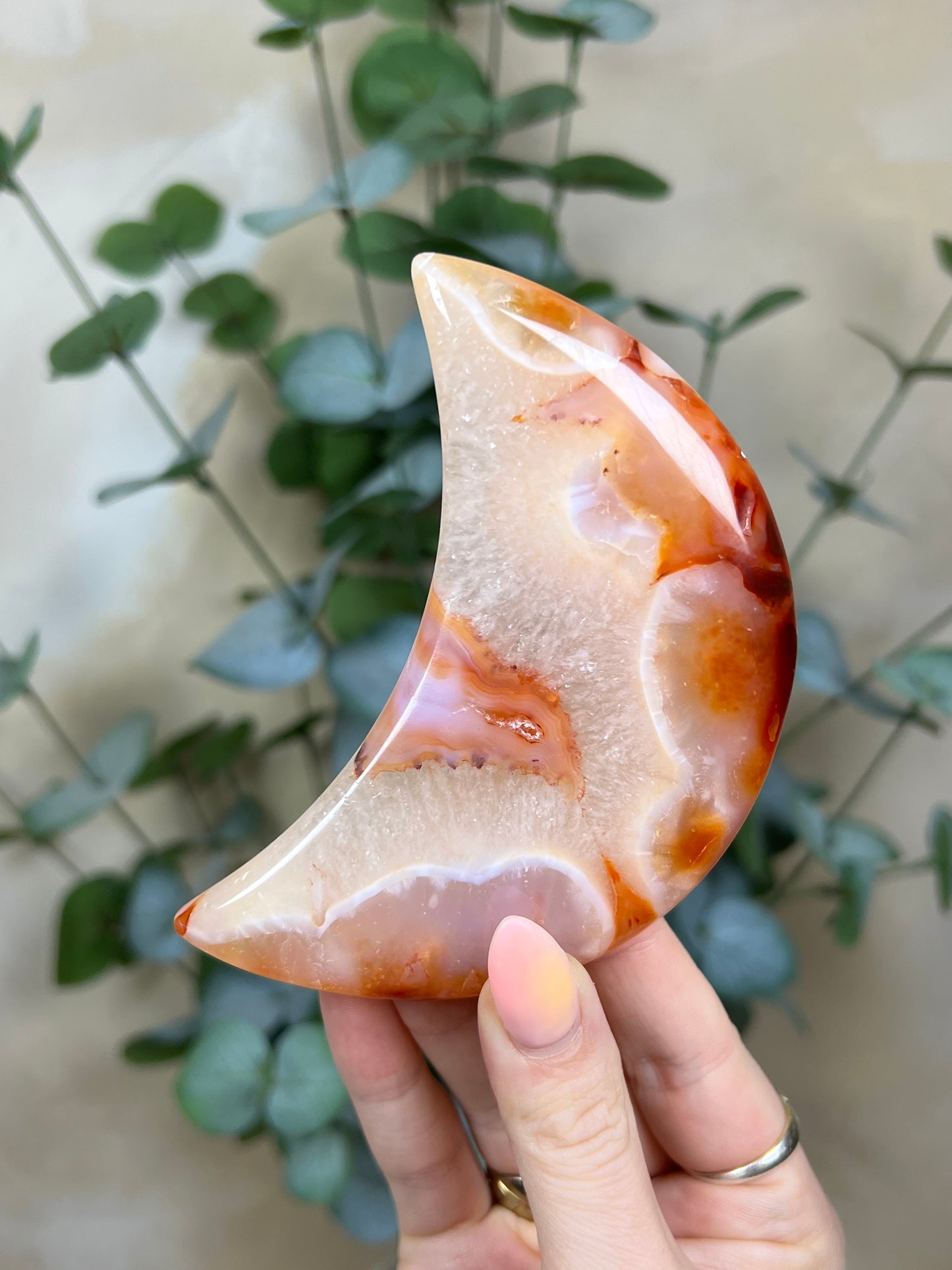 Carnelian Moon, Brazilian (51AB)