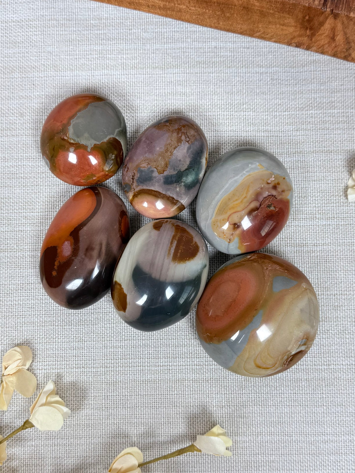 Polychrome Jasper Palms (6 options)