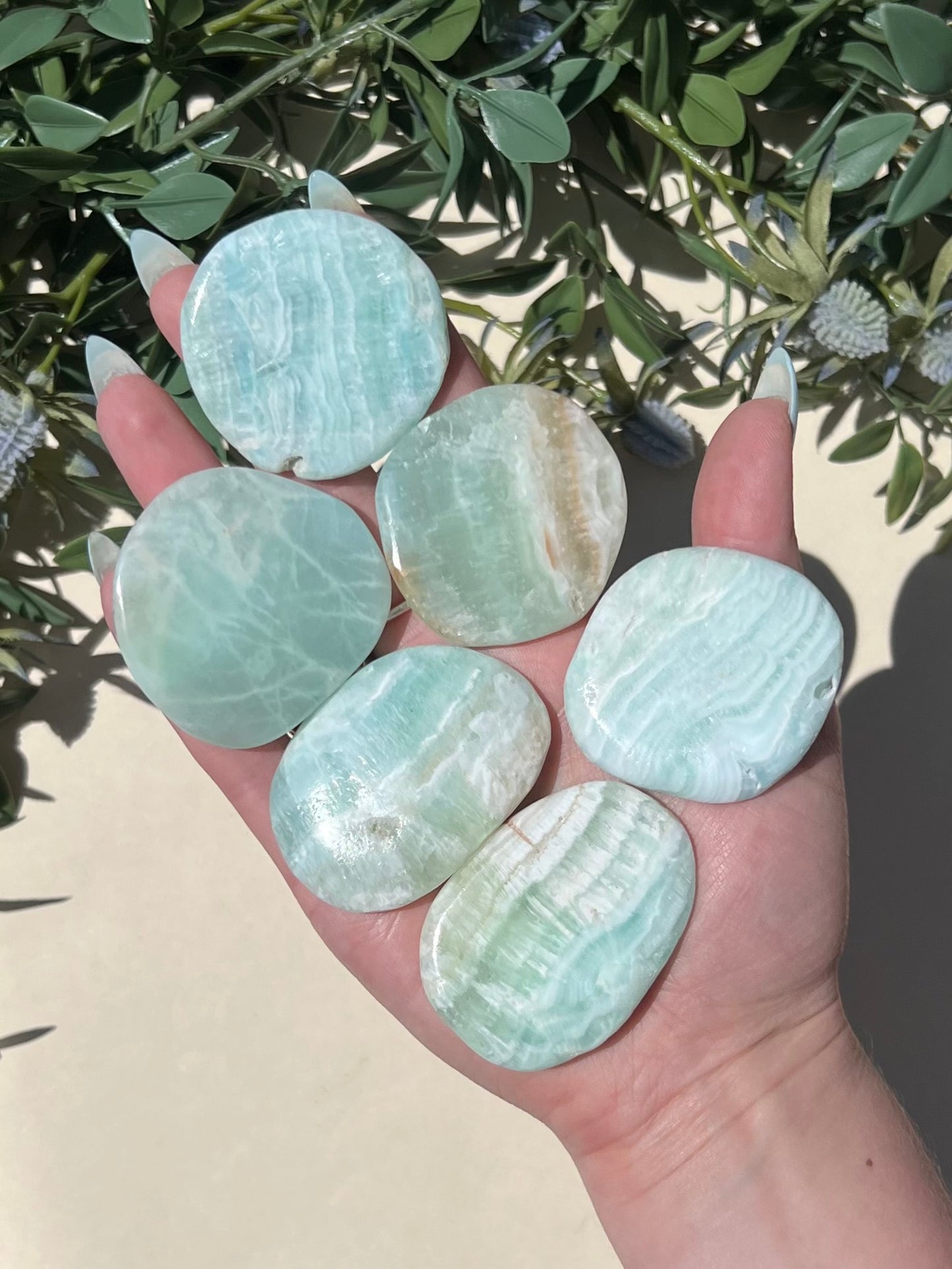 Caribbean Calcite Flat Stones